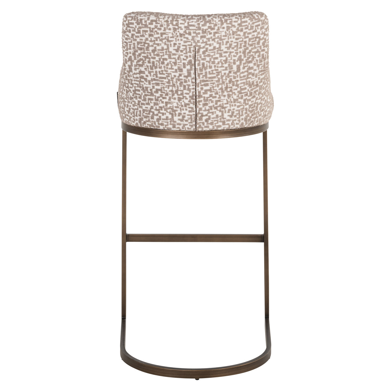 Barstoel Bolton natural geo (Set van 2)