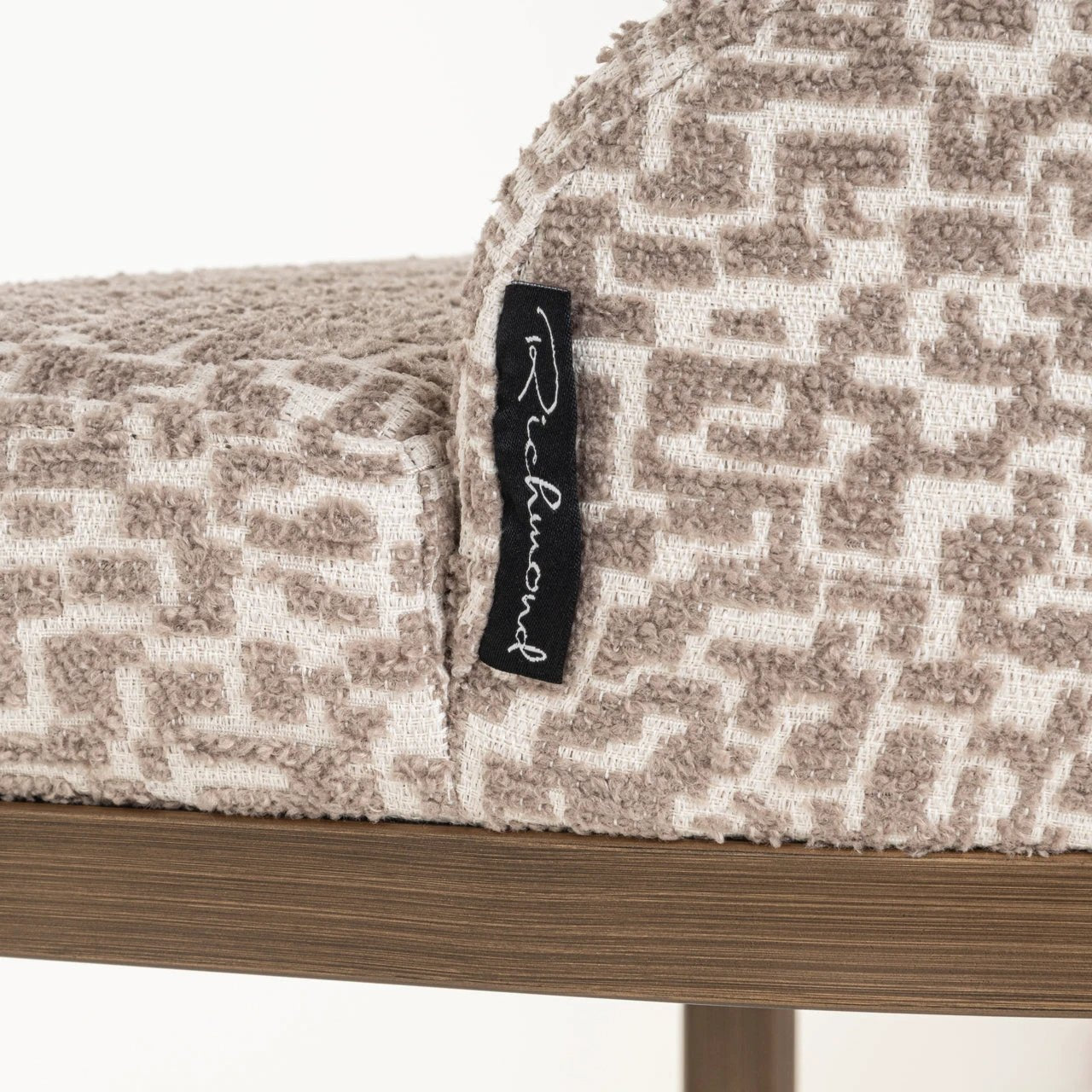 Barstoel Bolton natural geo (Set van 2) by Richmond Interiors