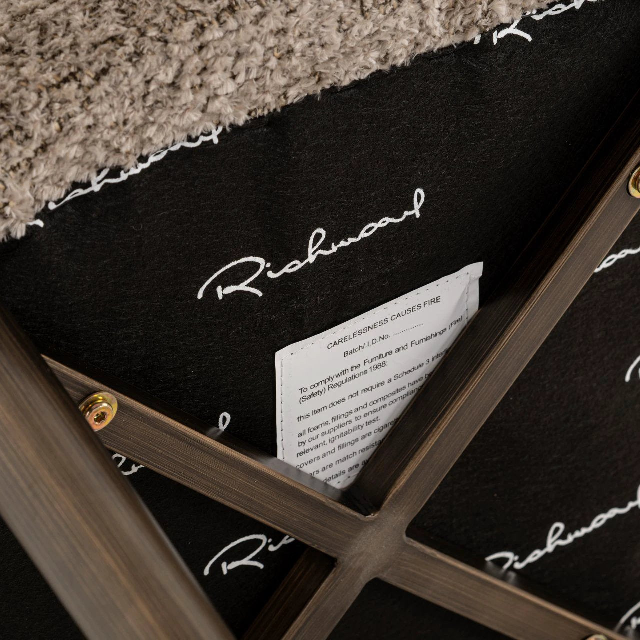 Counterstoel Delphine Lovely Nature brandvertragend by Richmond Interiors