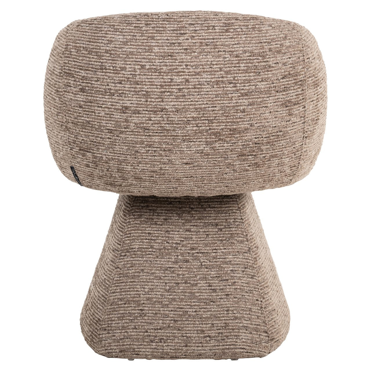 Eetkamerstoel Quiriro mocca lineaire swivel