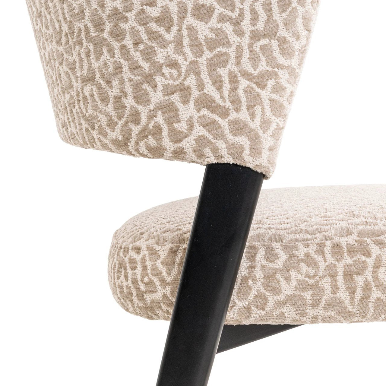 Eetkamerstoel Zeno Beige Leopard by Richmond Interiors