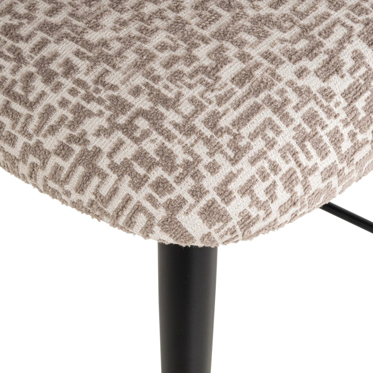 Counterstoel Dantes Natural Geo brandvertragend by Richmond Interiors