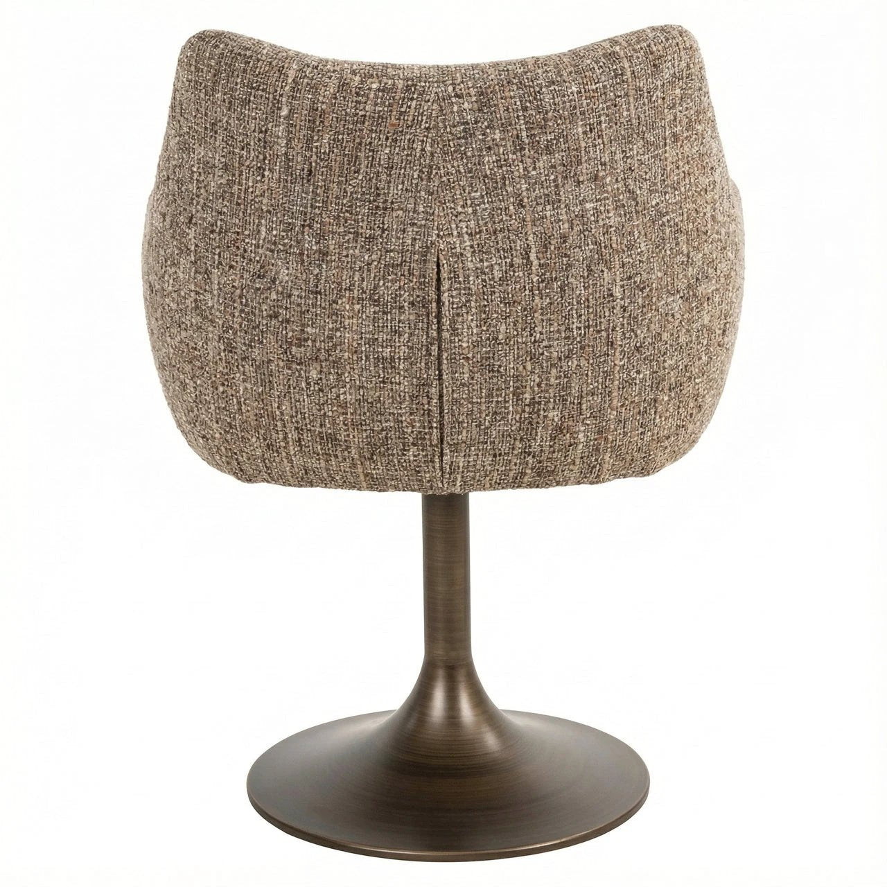 Eetkamerstoel Aldo bruine tweed draaibaar by Richmond Interiors