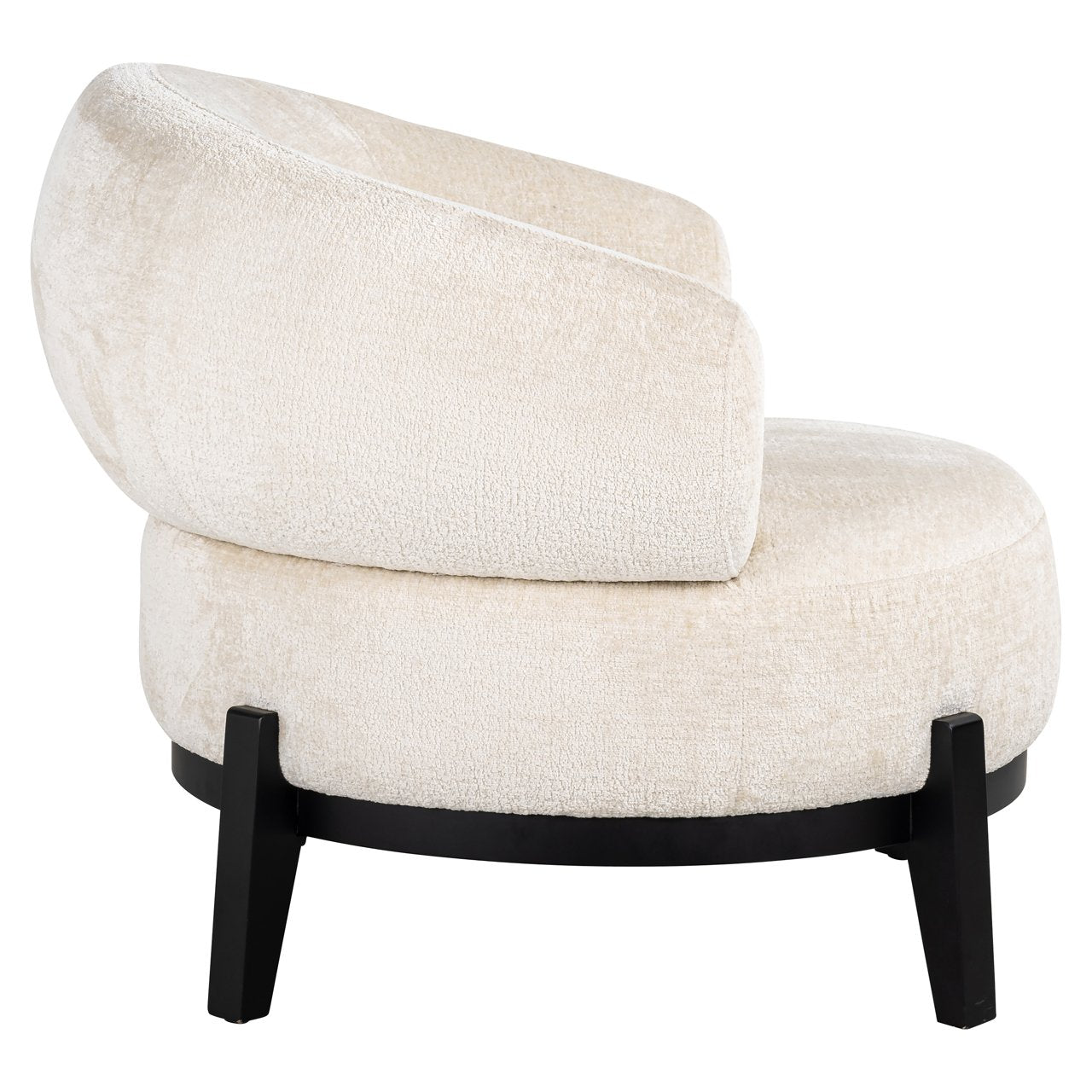 Fauteuil Montana White Chenille