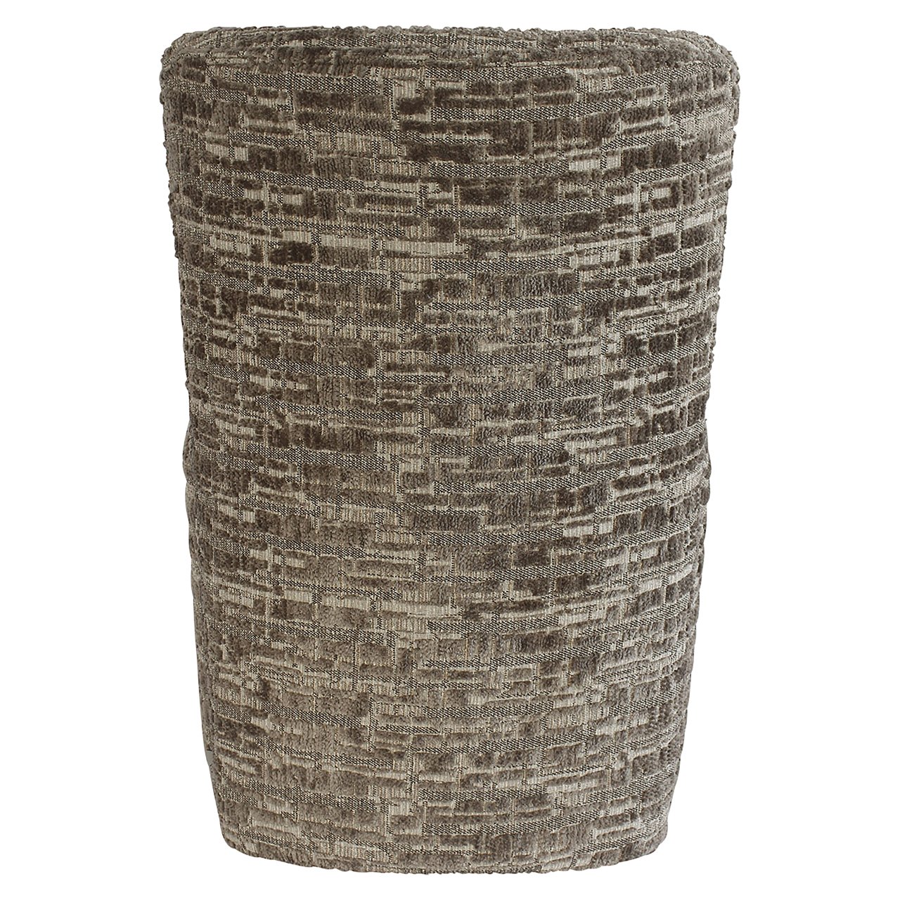 Stoel Lorain met wieltjes greige dalia