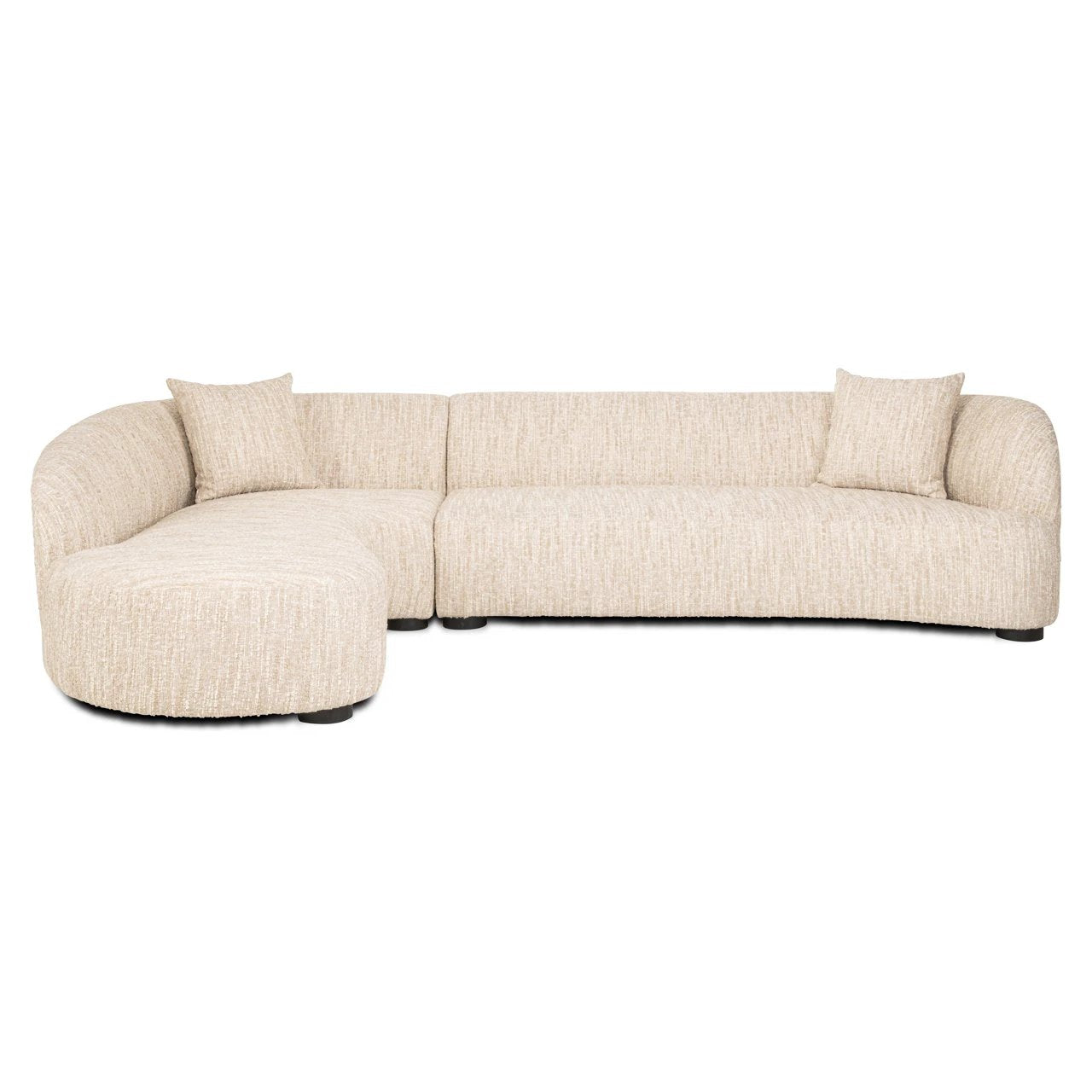 Bank Pandora beige angora lounge links by Richmond Interiors