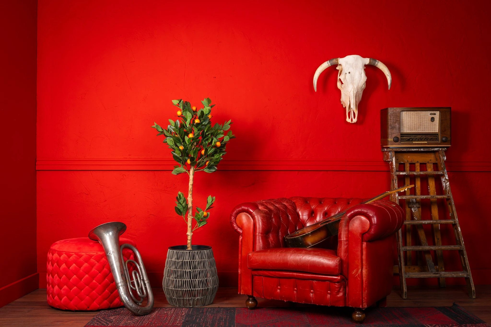 Kunstplant Sinaasappelboom 130cm