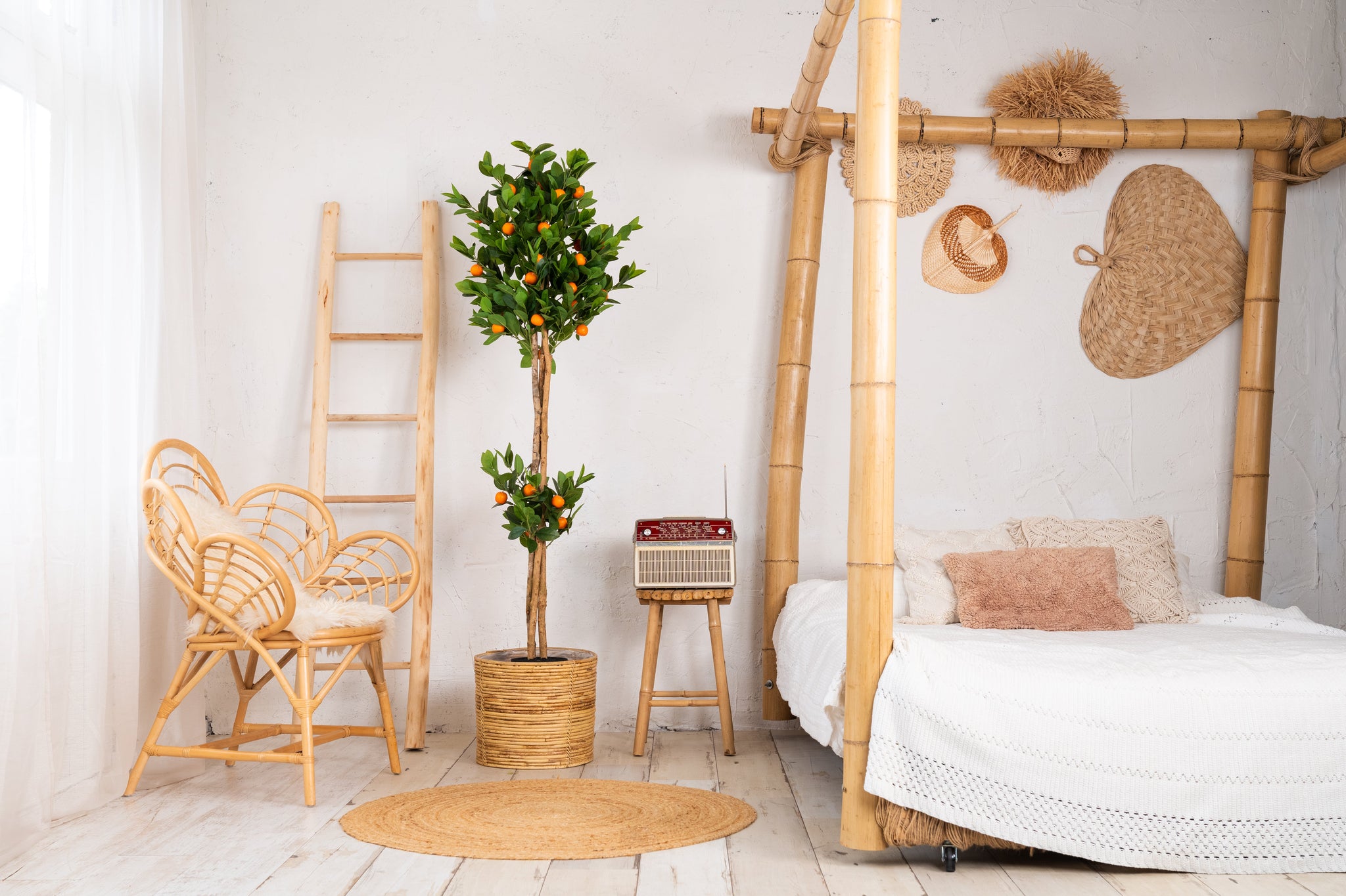 Kunstplant Sinaasappel kunstboom 170cm