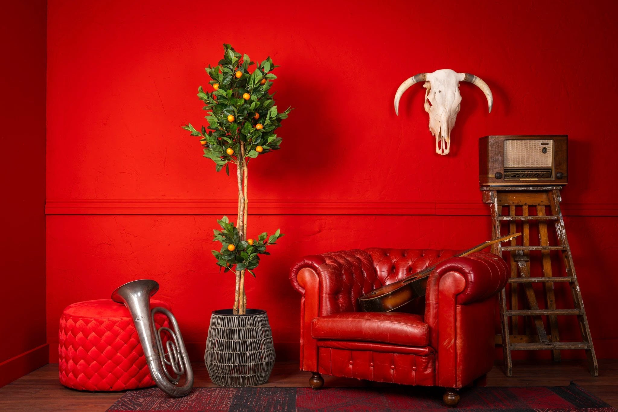 Kunstplant Sinaasappel kunstboom 170cm