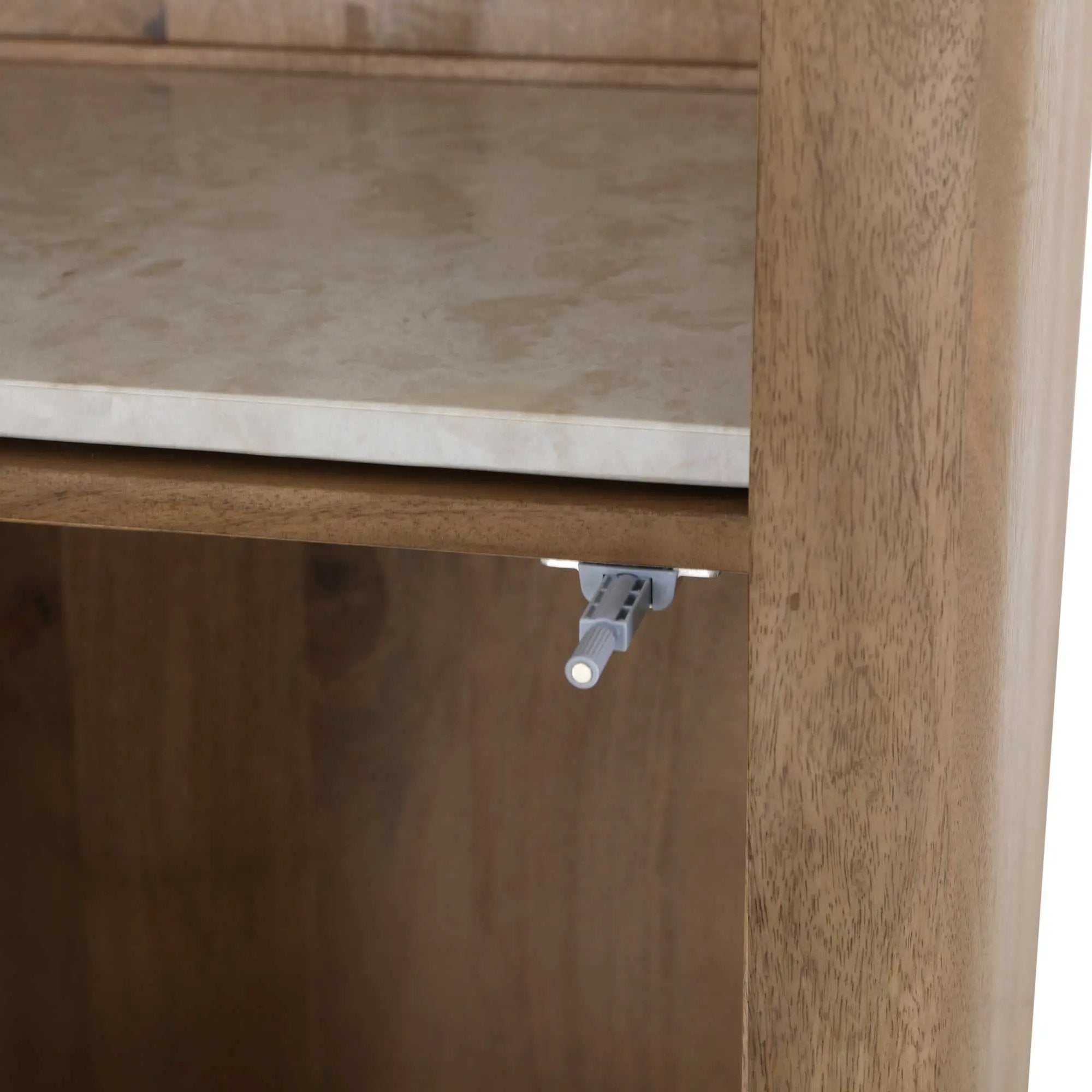 Inlegplank Boekenkast Dallas Beige Marmer Set van 2 by depauwwonen