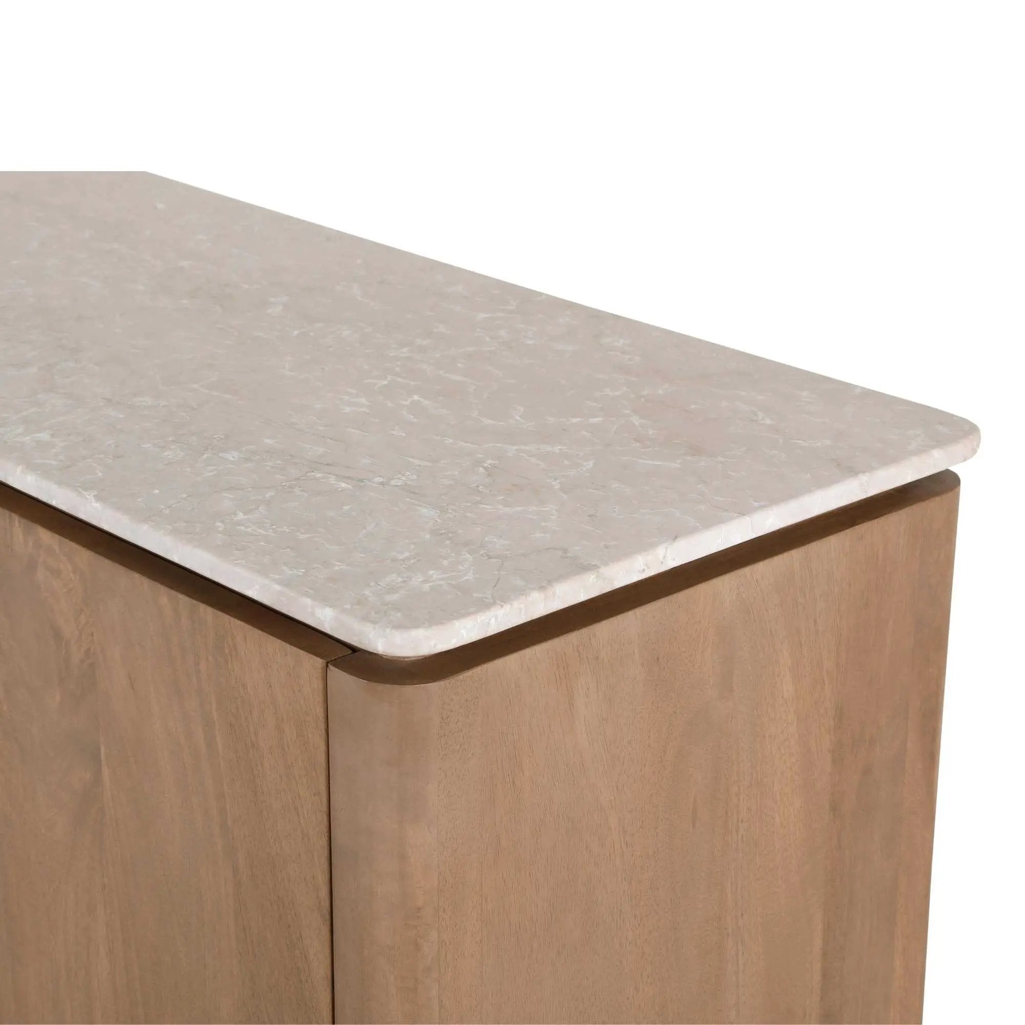 Bovenblad tv-meubel Dallas beige marmer 165 cm by depauwwonen