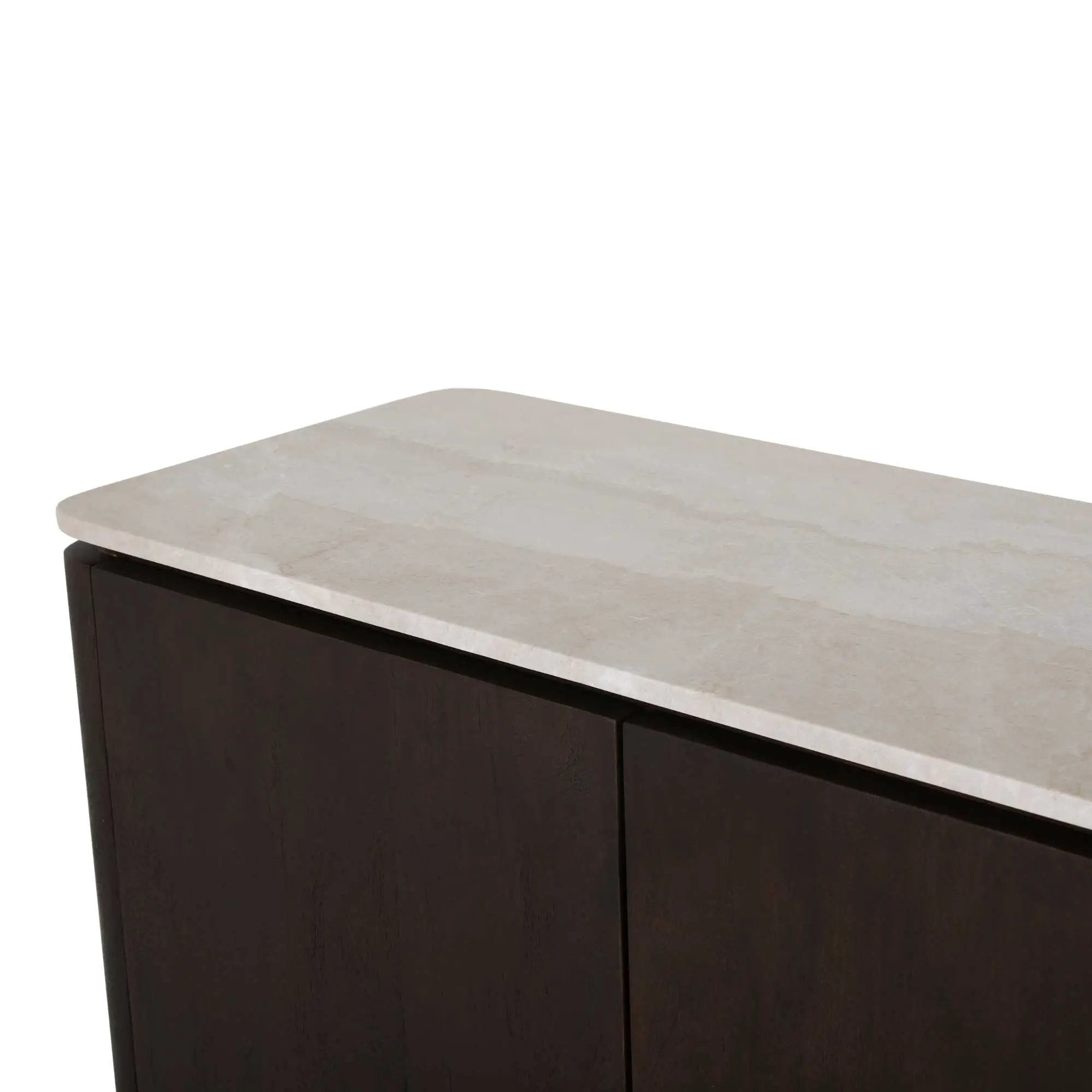 Bovenblad tv-meubel Dallas beige marmer 210 cm by depauwwonen