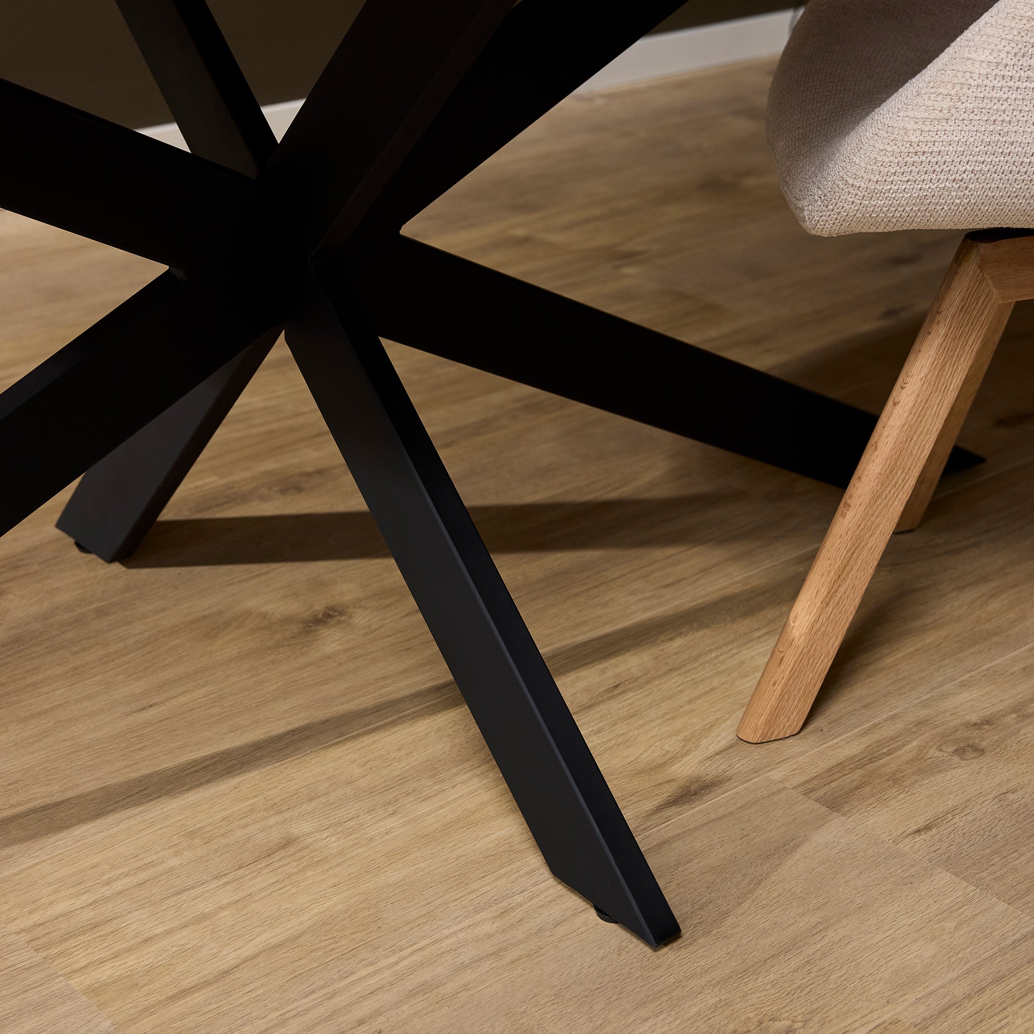 Eettafel Cloud | kiezel 280 cm | Eiken