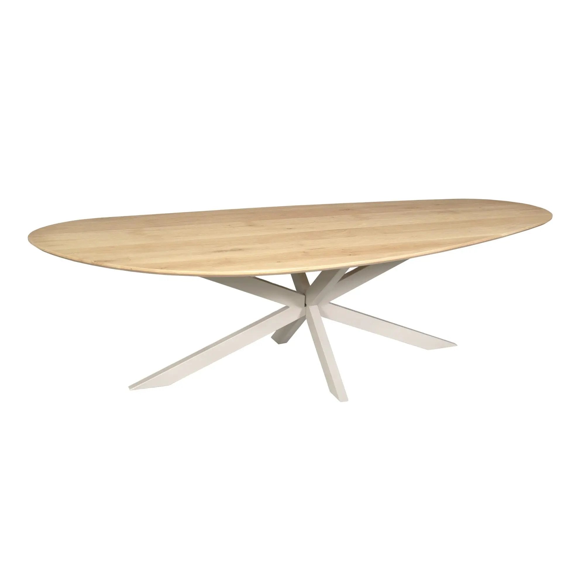 Eiken eettafel Cloud | 280 cm | naturel | poot zand by depauwwonen