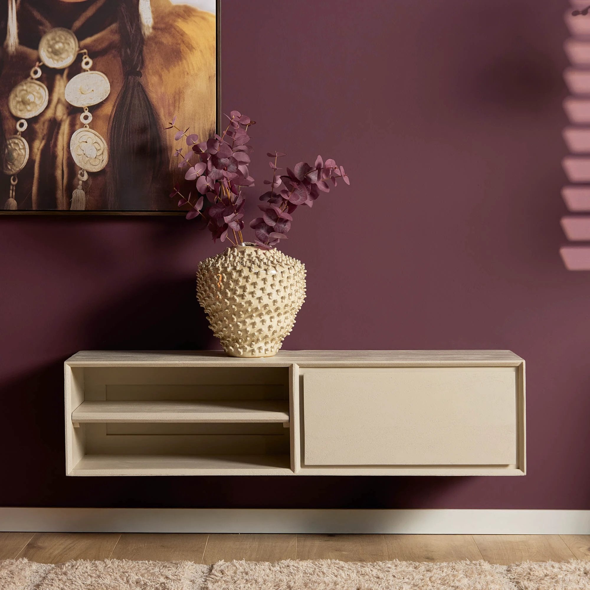 Zwevend tv-meubel Ambiance Zand | 120 cm by Starfurn