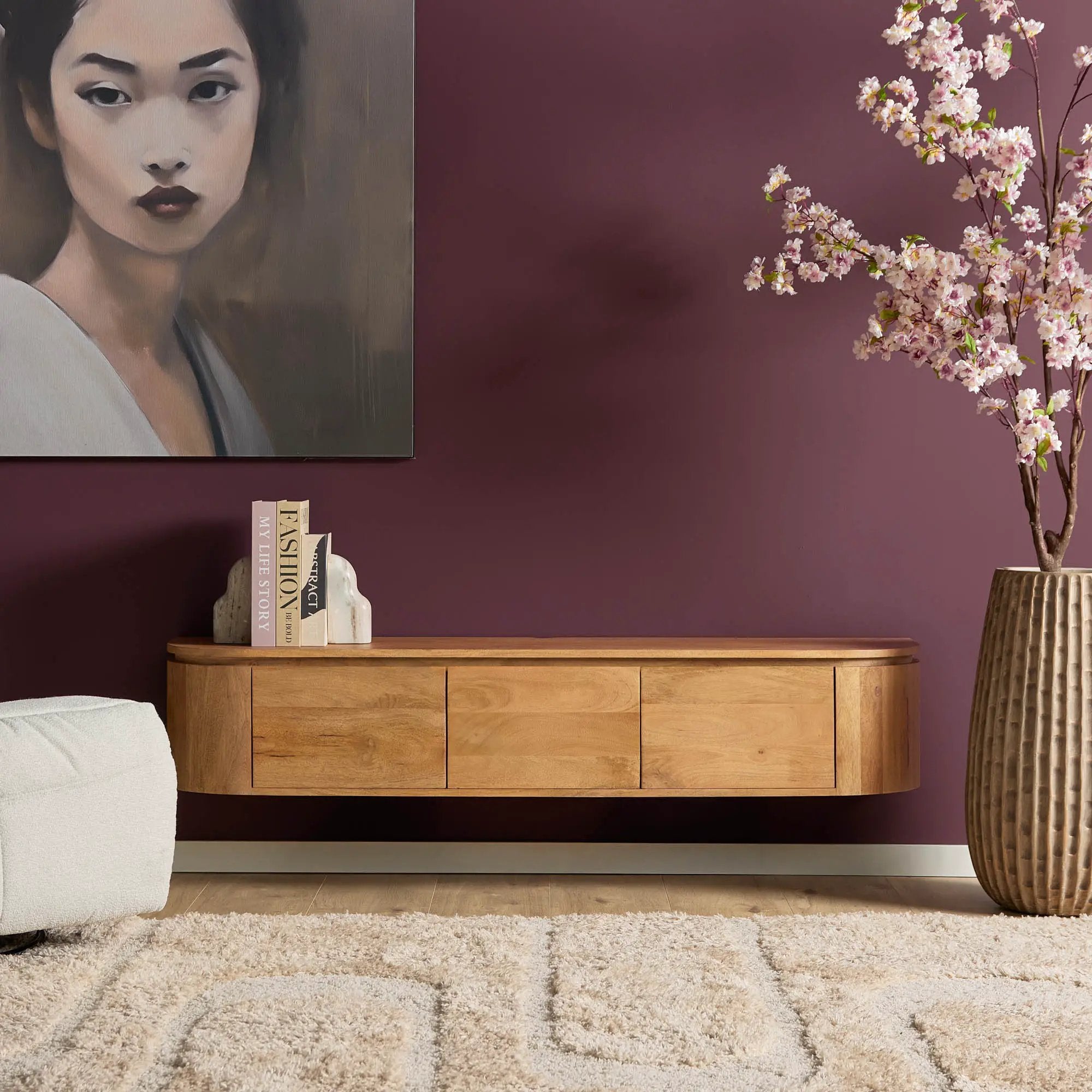 tv-meubel Excellent Naturel | 160 cm by depauwwonen