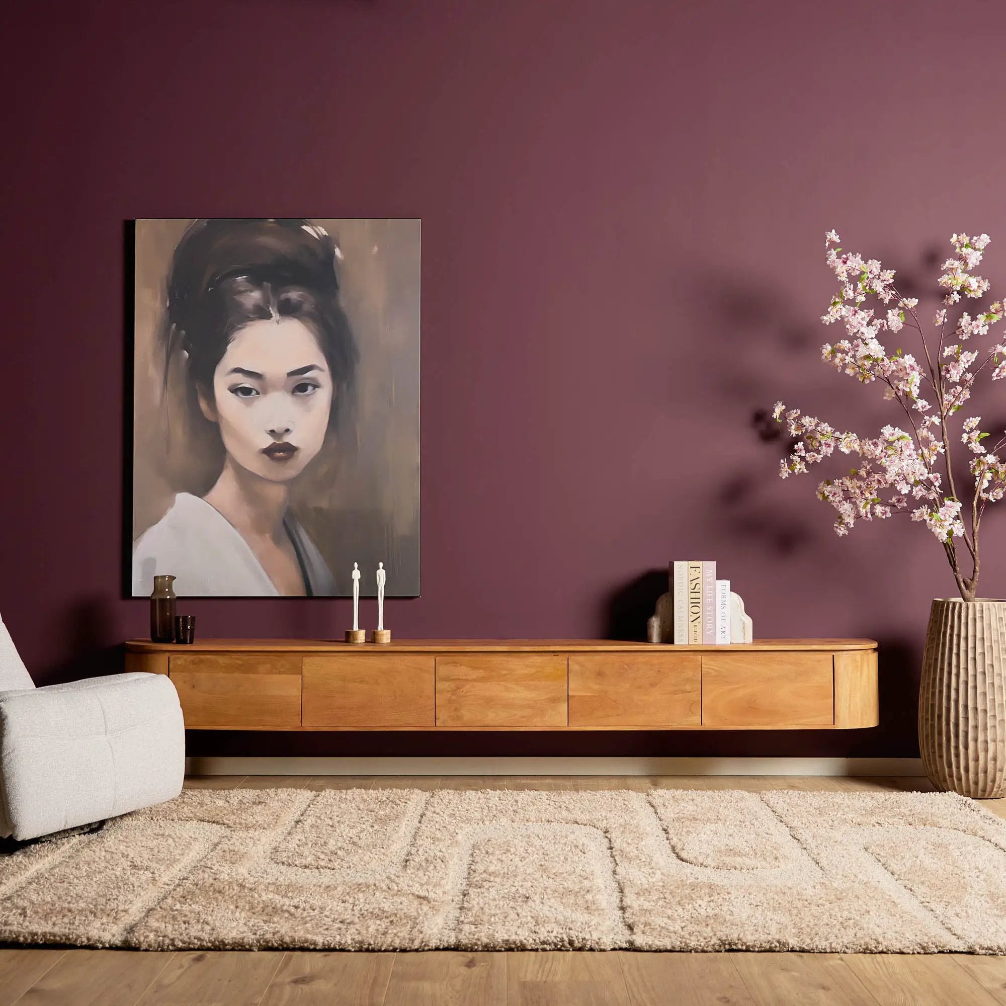 Tv-meubel Excellent Naturel | 280 cm by depauwwonen