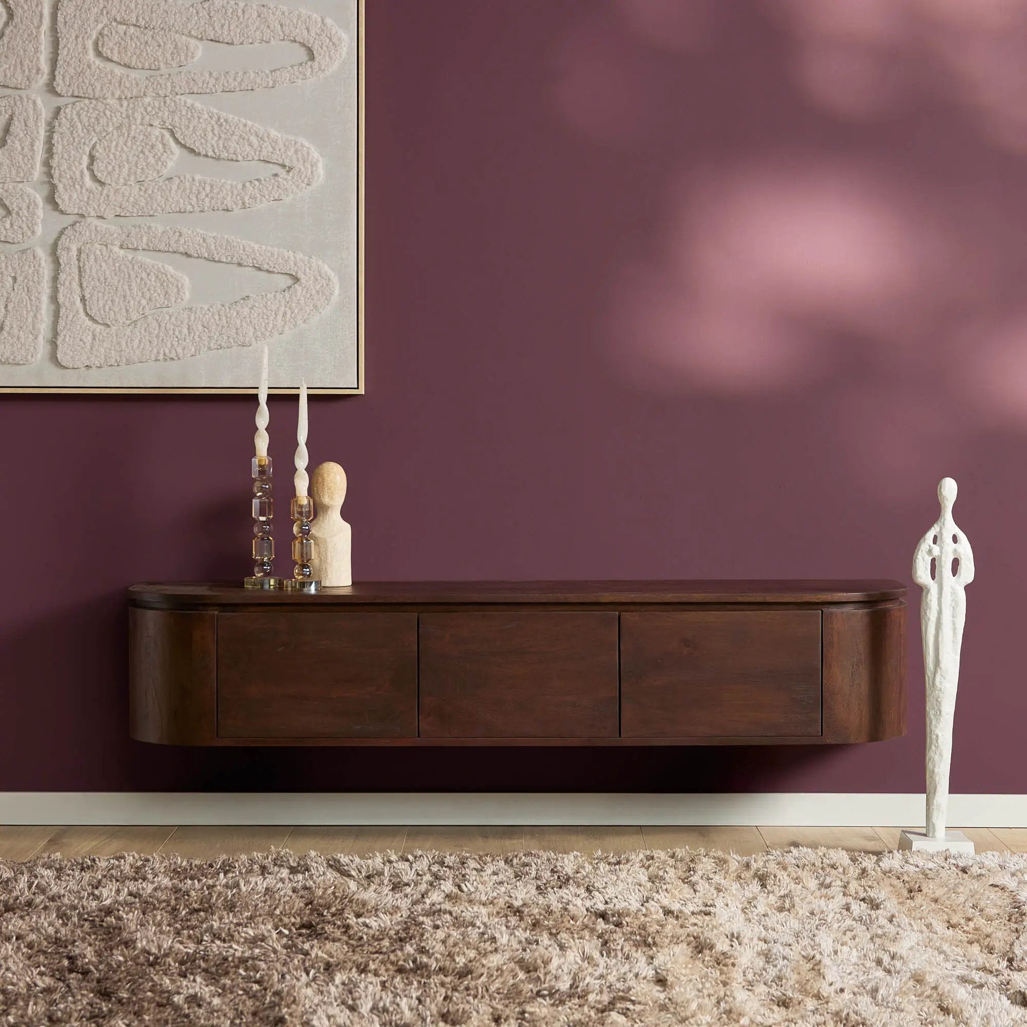 Tv meubel Excellent Bruin | 160 cm by depauwwonen