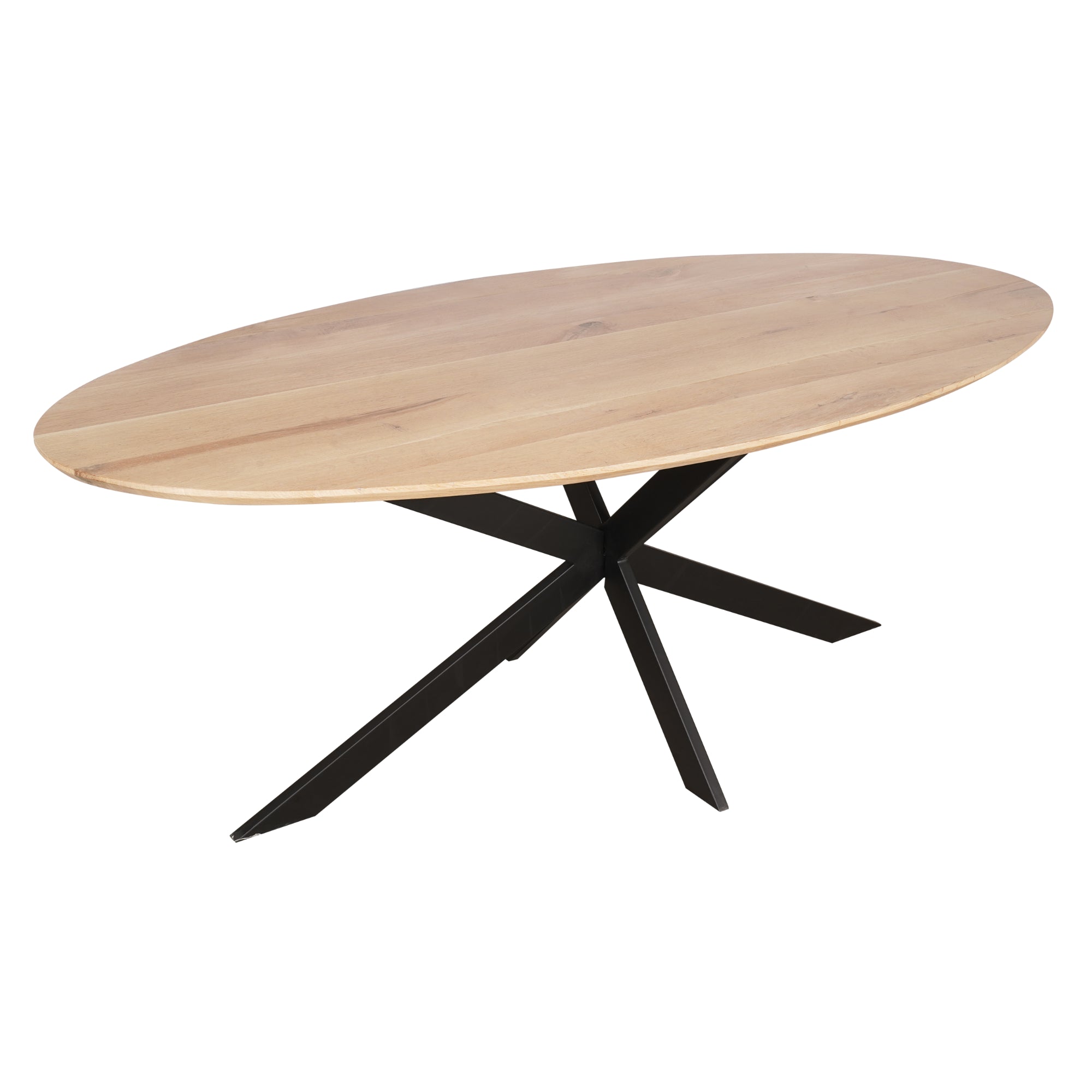 Eettafel Eiken Ferris | Ovaal 210 cm | Naturel