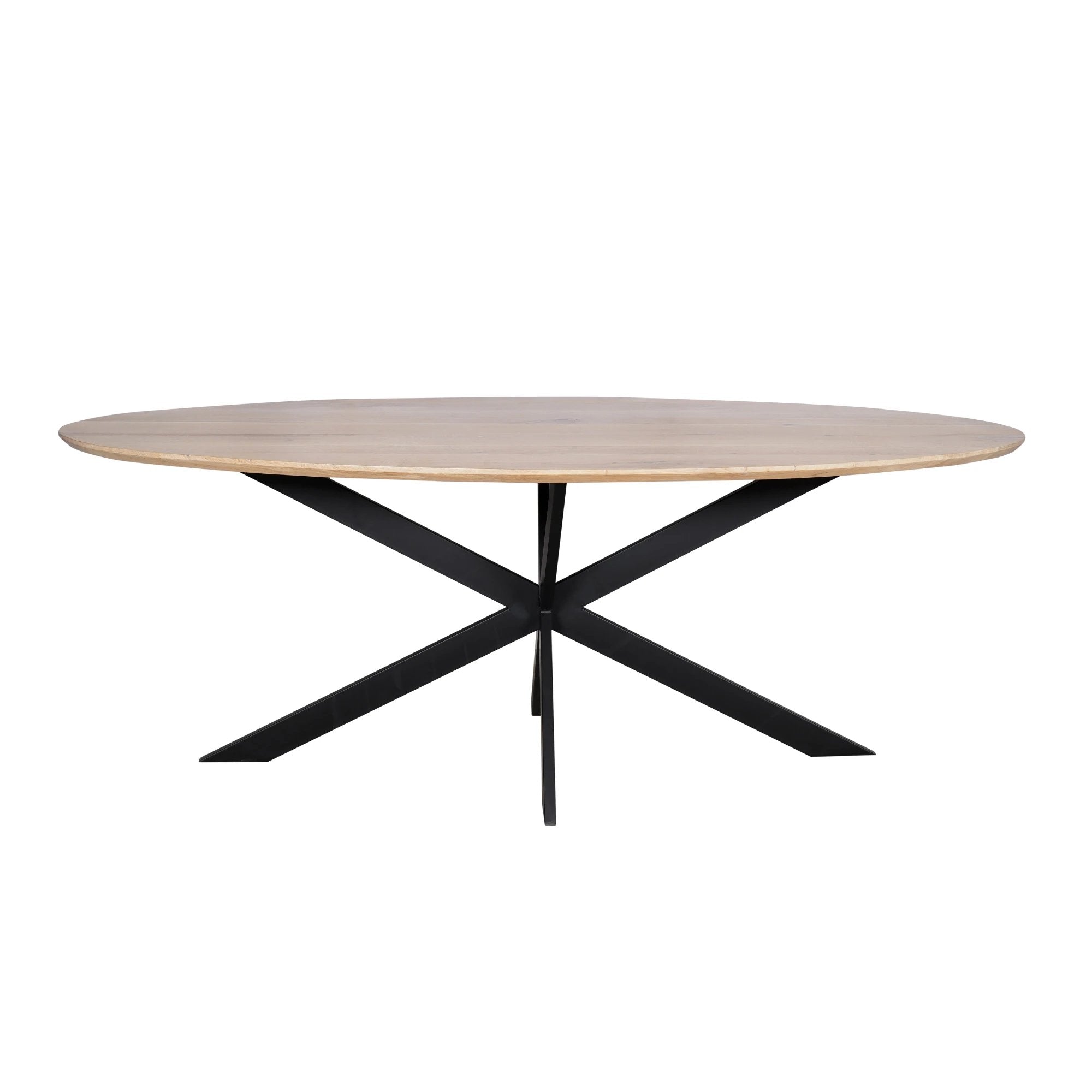 Eettafel Eiken Ferris | Ovaal 240 cm | Naturel by Starfurn