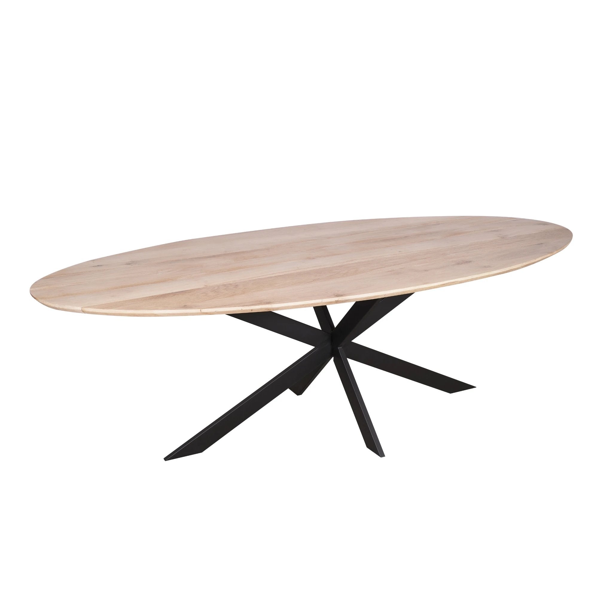 Eettafel Eiken Ferris | Ovaal 240 cm | Naturel by Starfurn