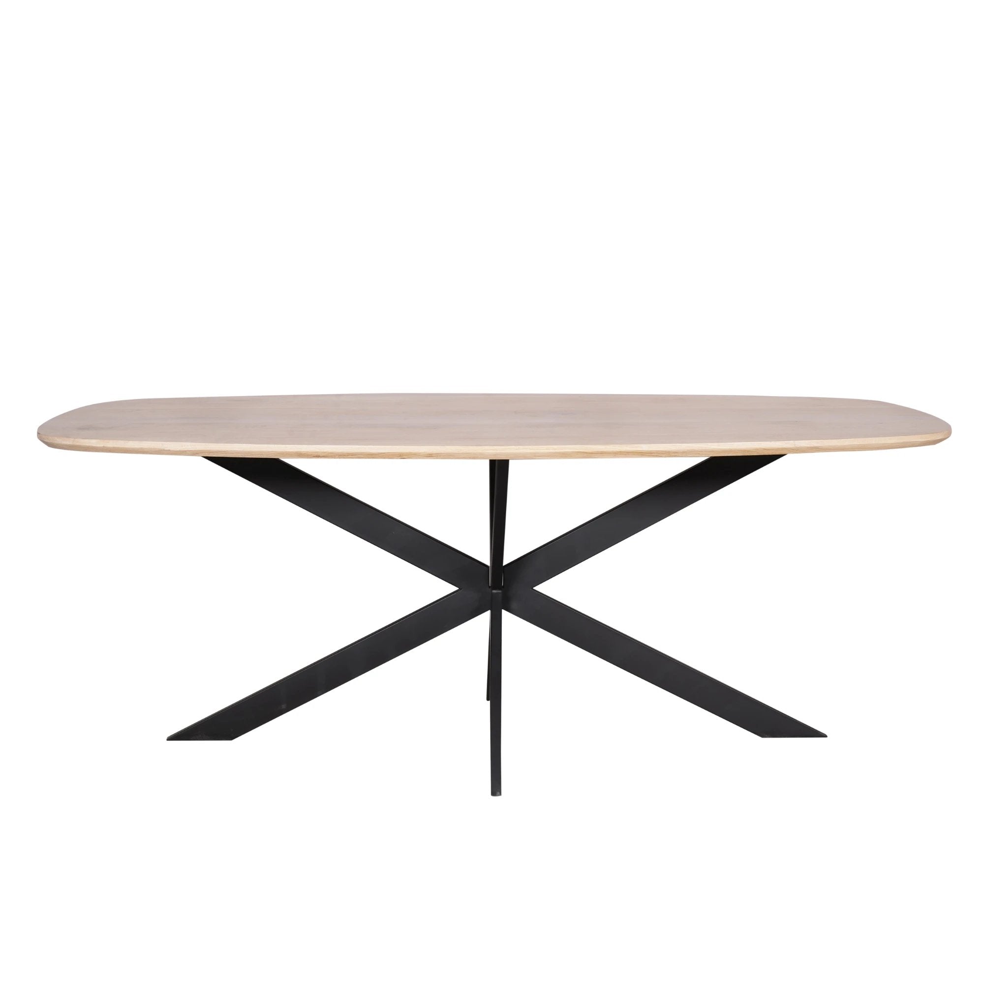 Eiken eettafel Ferris | Deens Ovaal 200 cm | Naturel by Starfurn