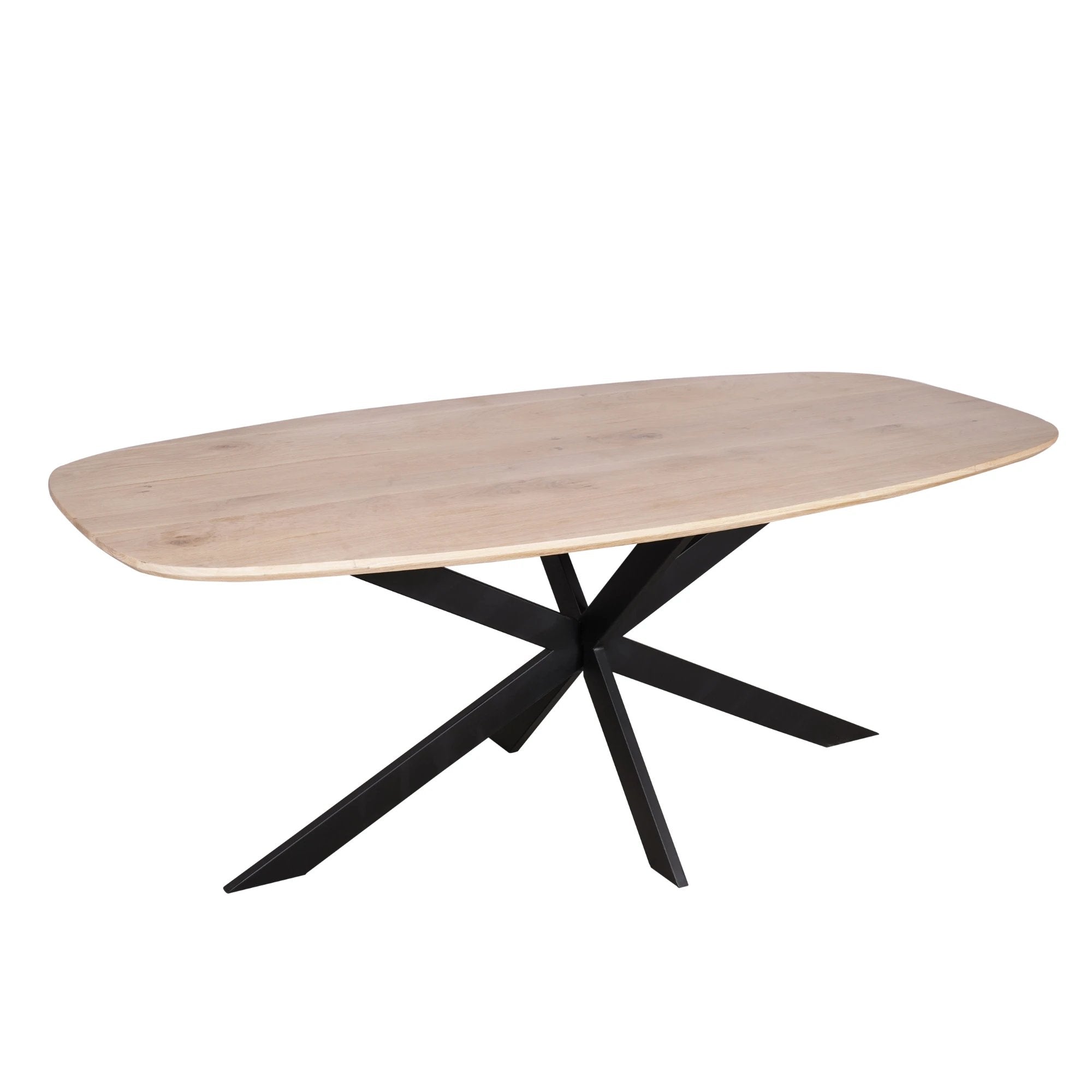 Eiken eettafel Ferris | Deens Ovaal 200 cm | Naturel by Starfurn