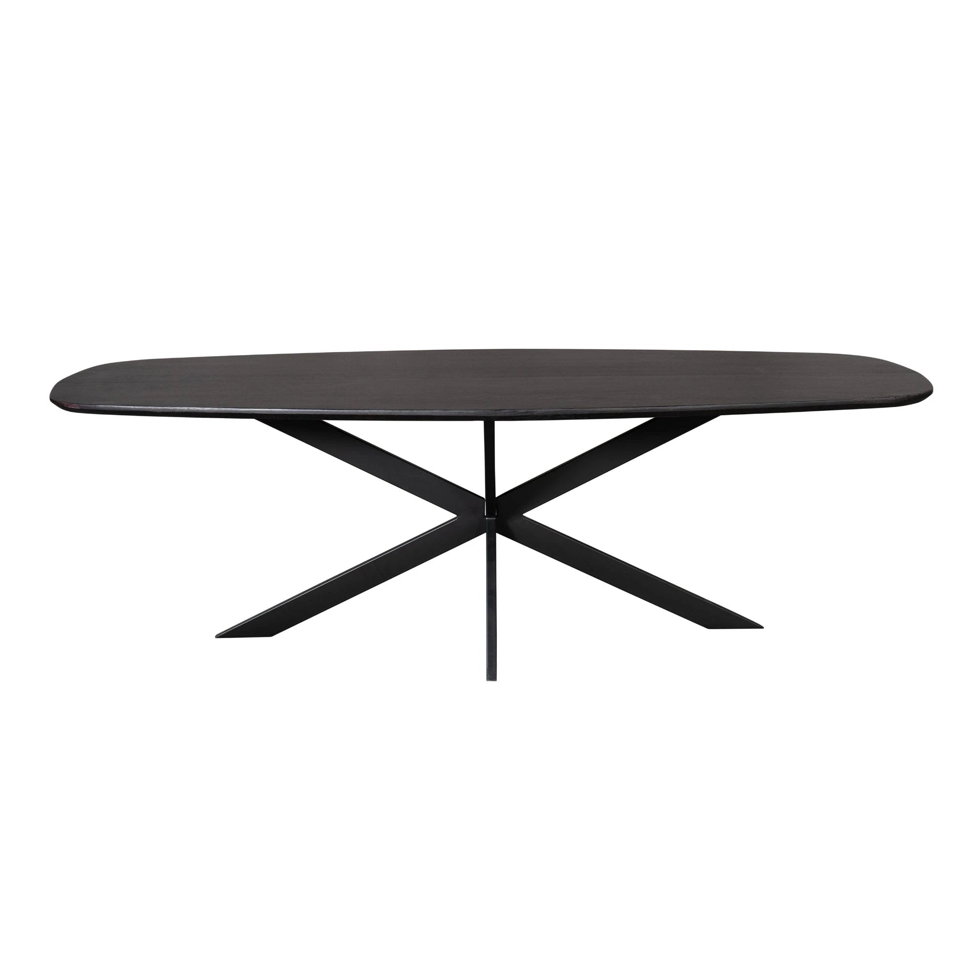 Eiken eettafel Ferris | Deens Ovaal 280 cm | Zwart by Starfurn