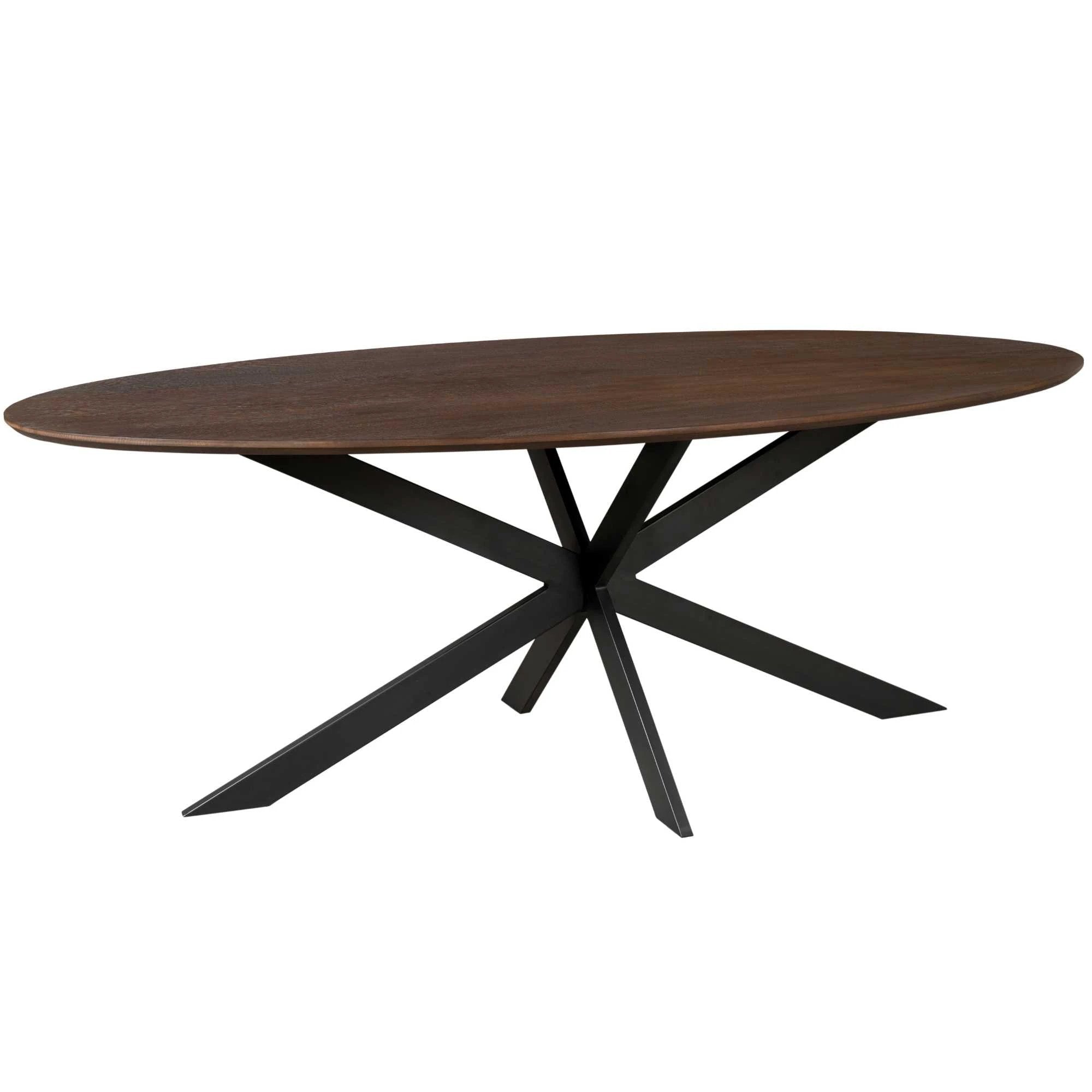 Oak dining table Ferris | Oval 240 cm | Brown by depauwwonen