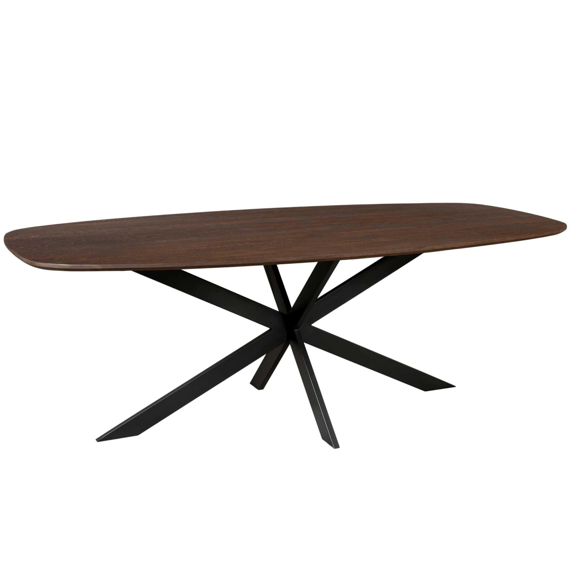 Oak dining table Ferris | Danish Oval 240 cm | Brown by depauwwonen
