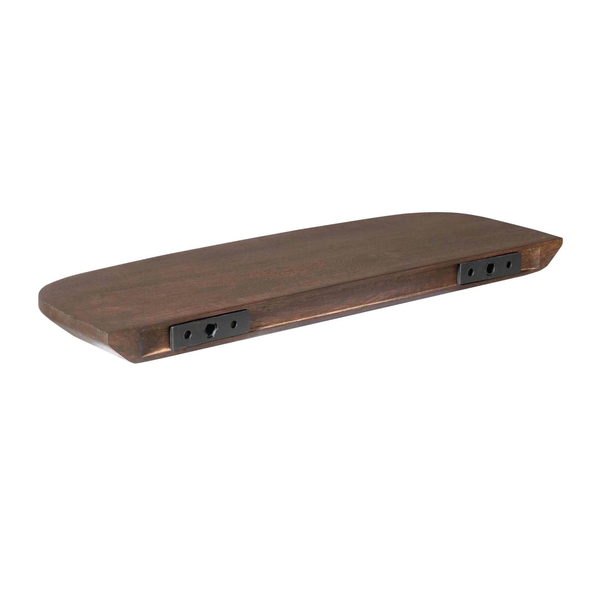 Wandplank Gusta bruin | 60 cm | Set van 3 by depauwwonen
