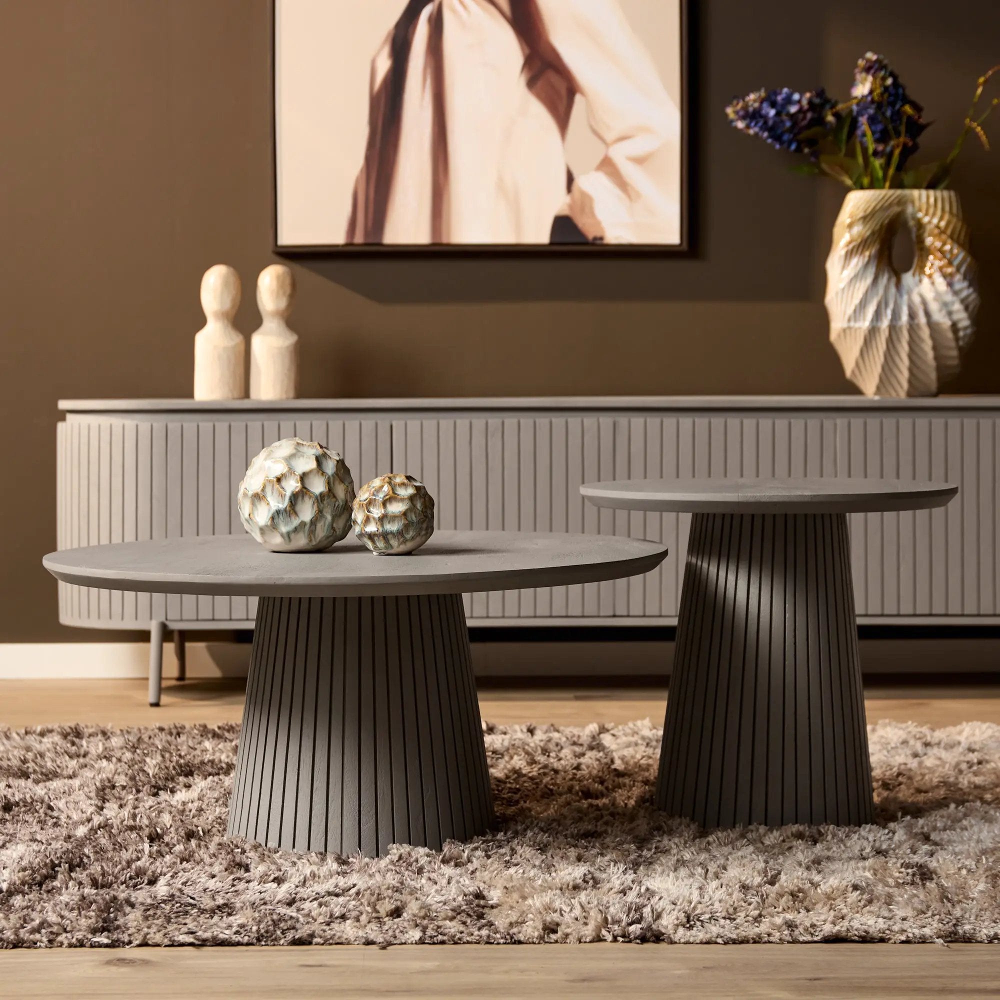 Salontafel Solana | 50 cm | Taupe by depauwwonen