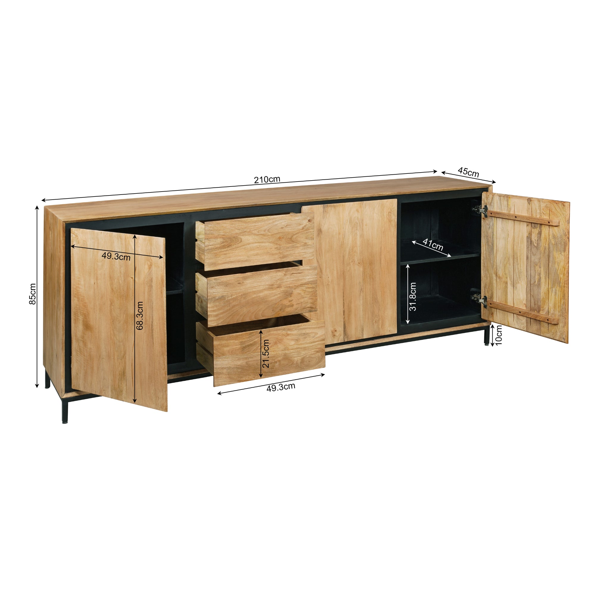 Dressoir RichWood | 210 cm