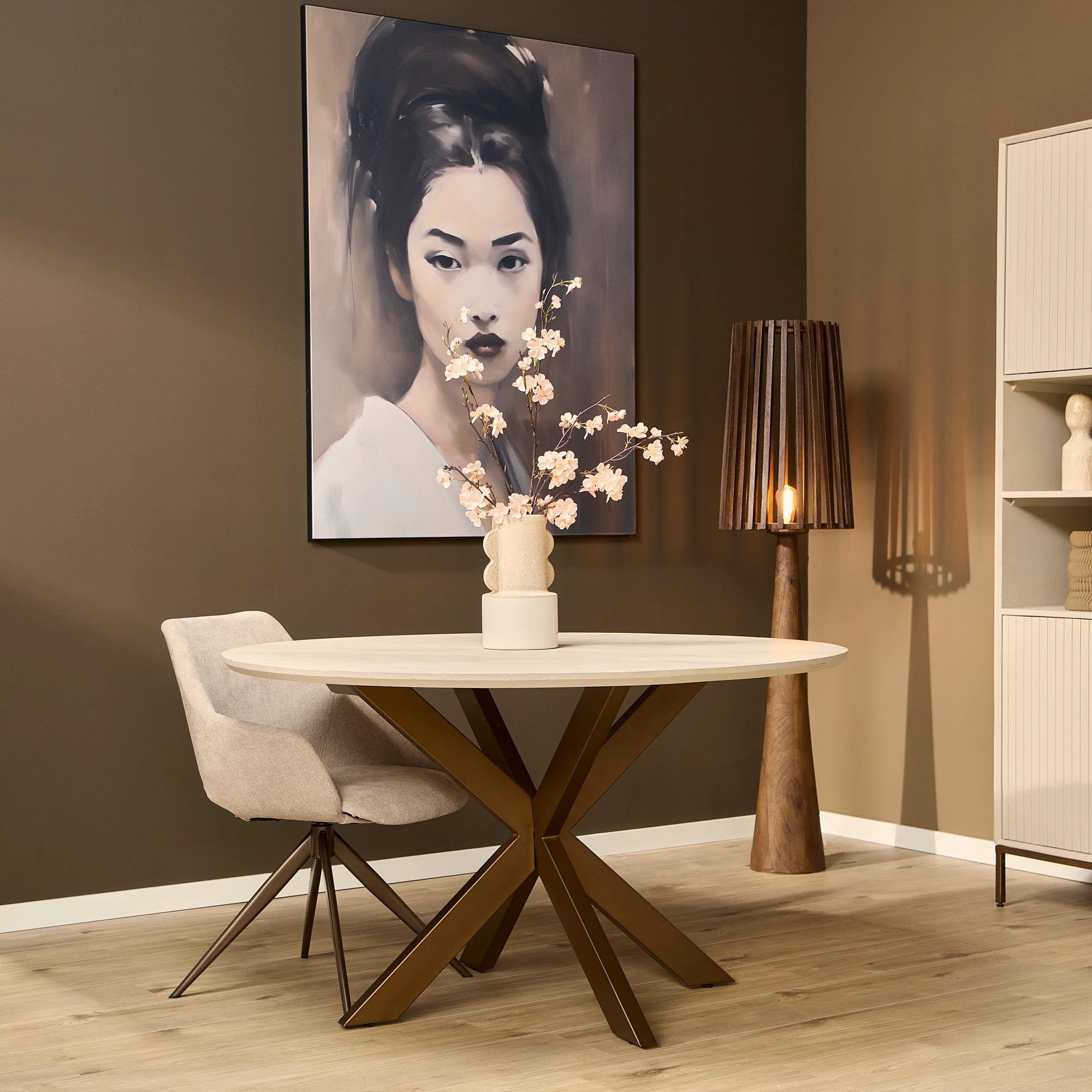 Eettafel Madison Sand | 130 cm by Starfurn