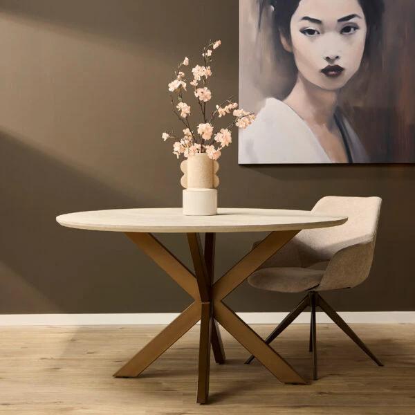 Eettafel Madison Sand | 150 cm by Starfurn