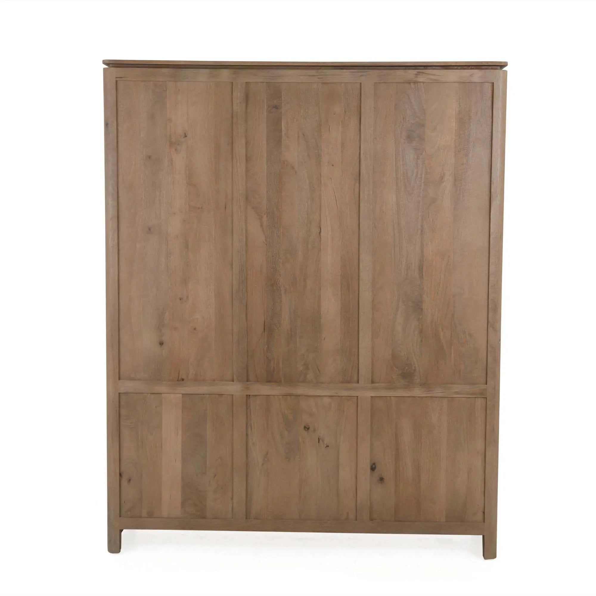 Vakkenkast XL Dallas Naturel Mangohout 160 cm by depauwwonen