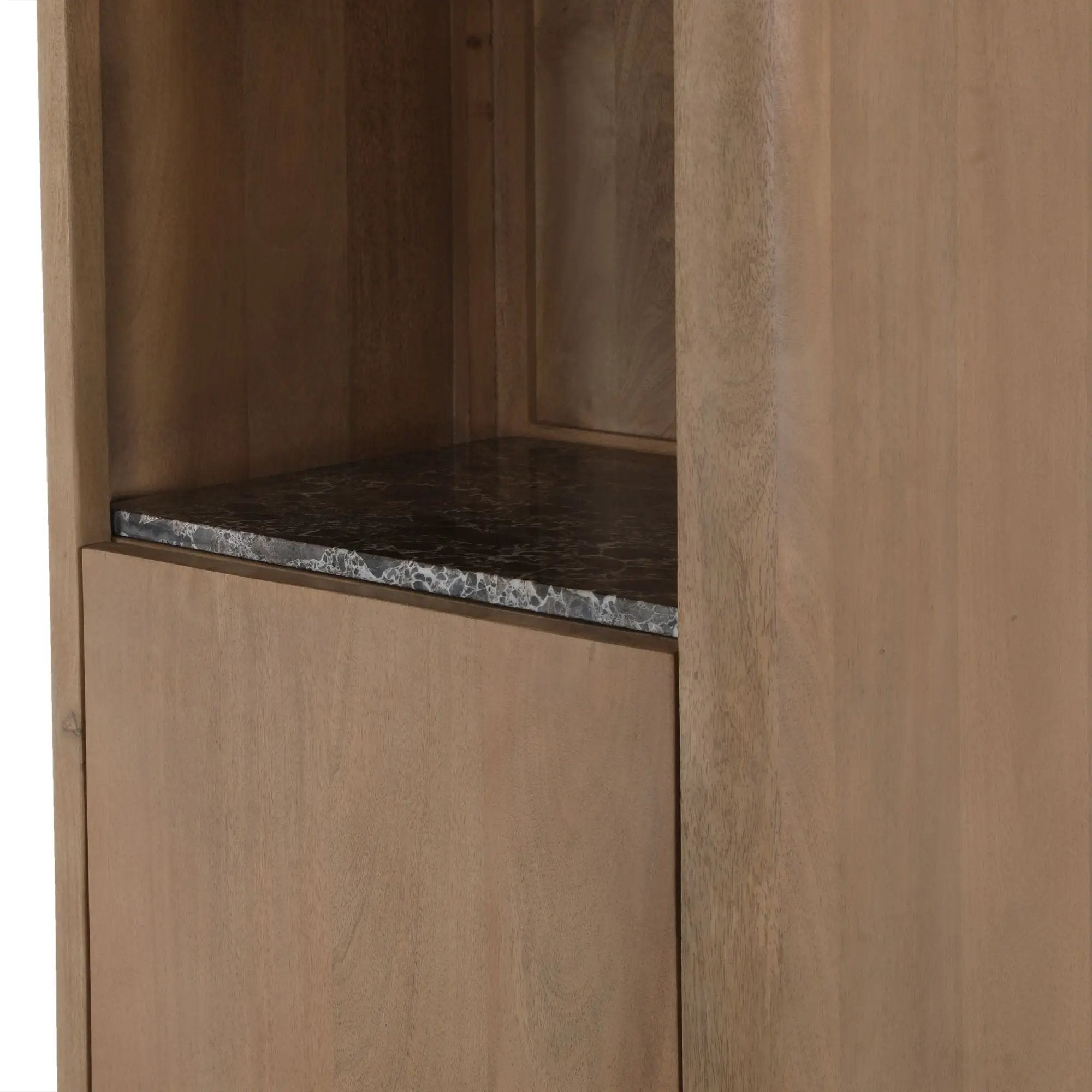 Boekenkast Dallas Naturel Mangohout 55 cm by depauwwonen