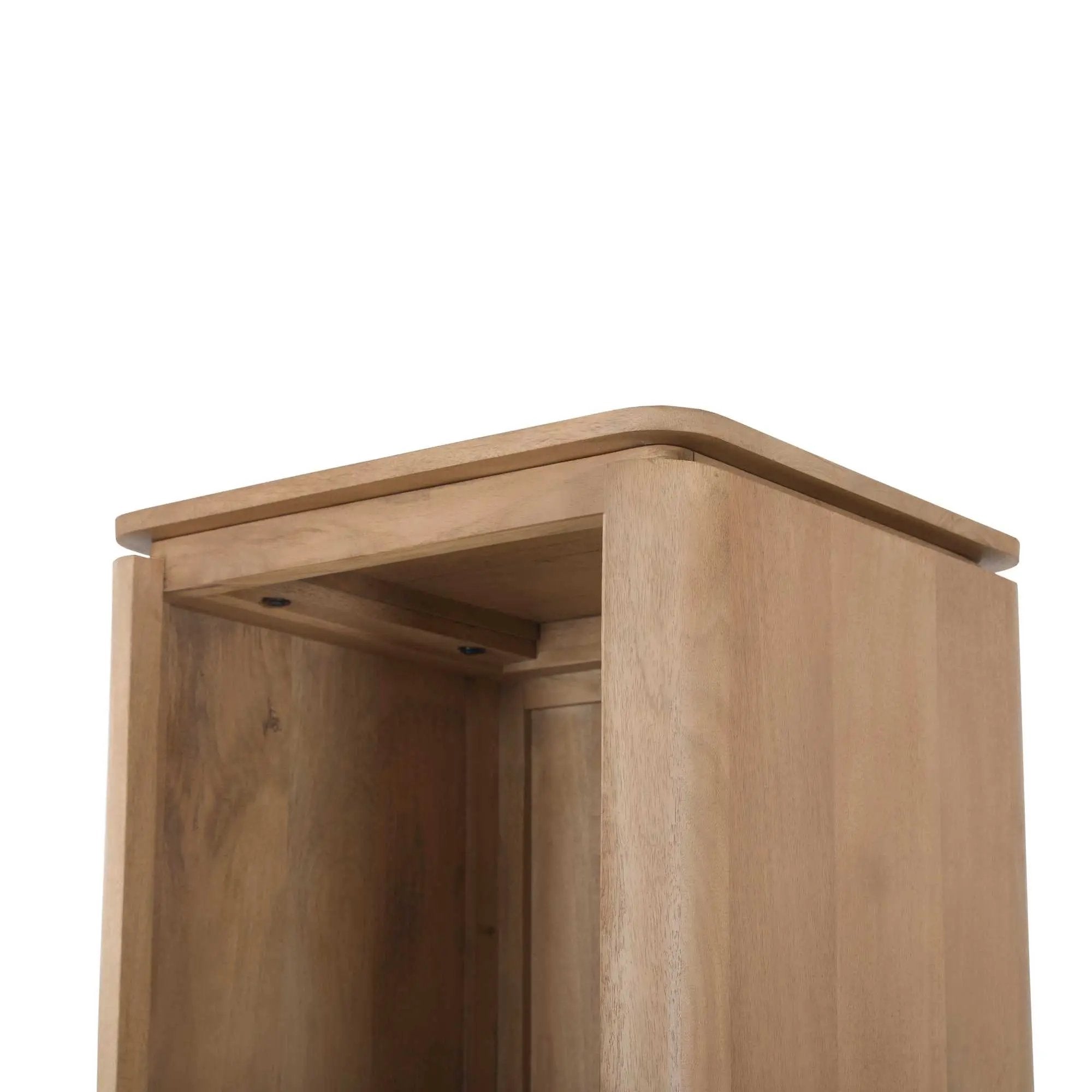 Boekenkast Dallas Naturel Mangohout 55 cm by depauwwonen