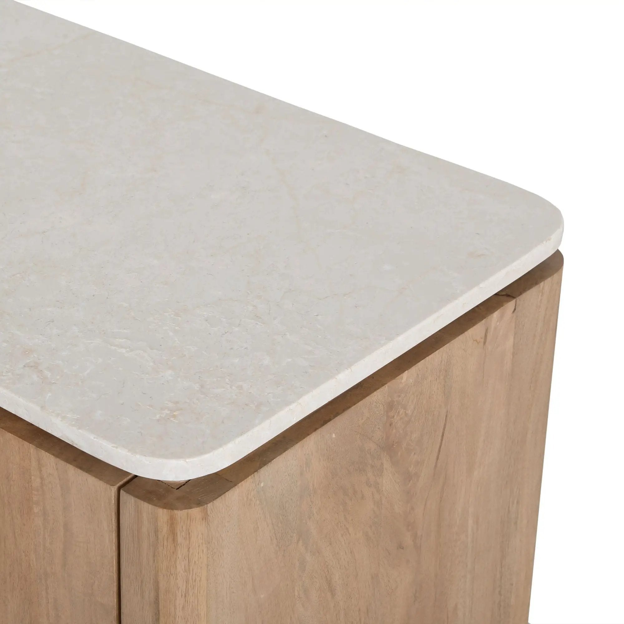 tv-meubel Dallas naturel mangohout 210 cm by depauwwonen