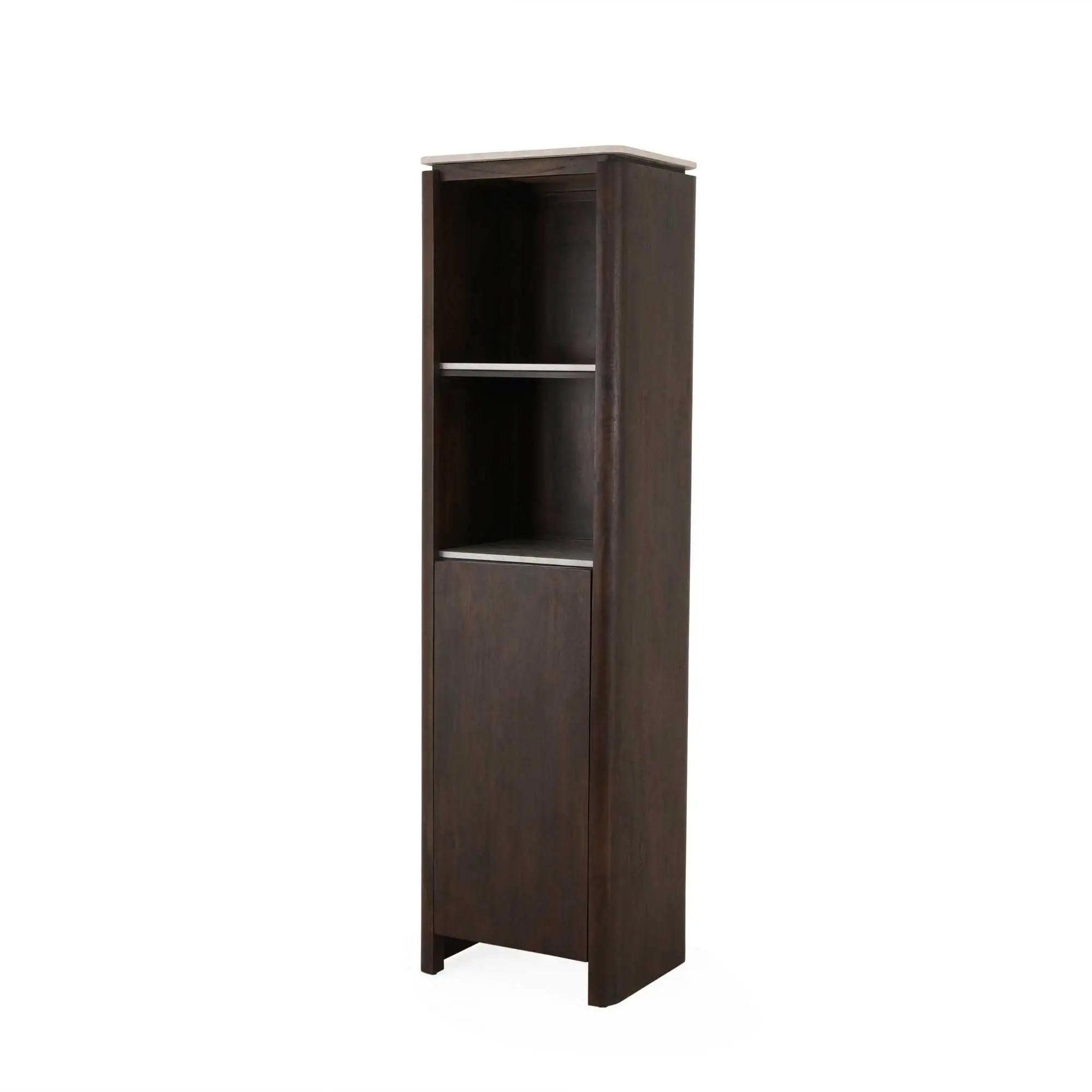 Boekenkast Dallas bruin mangohout 55 cm by depauwwonen
