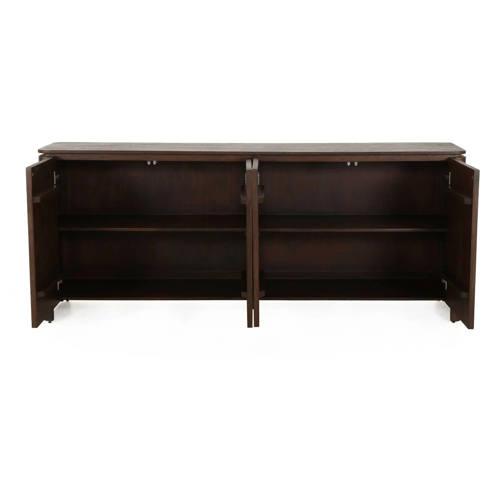 Dressoir Dallas Bruin Mangohout 210 cm by depauwwonen