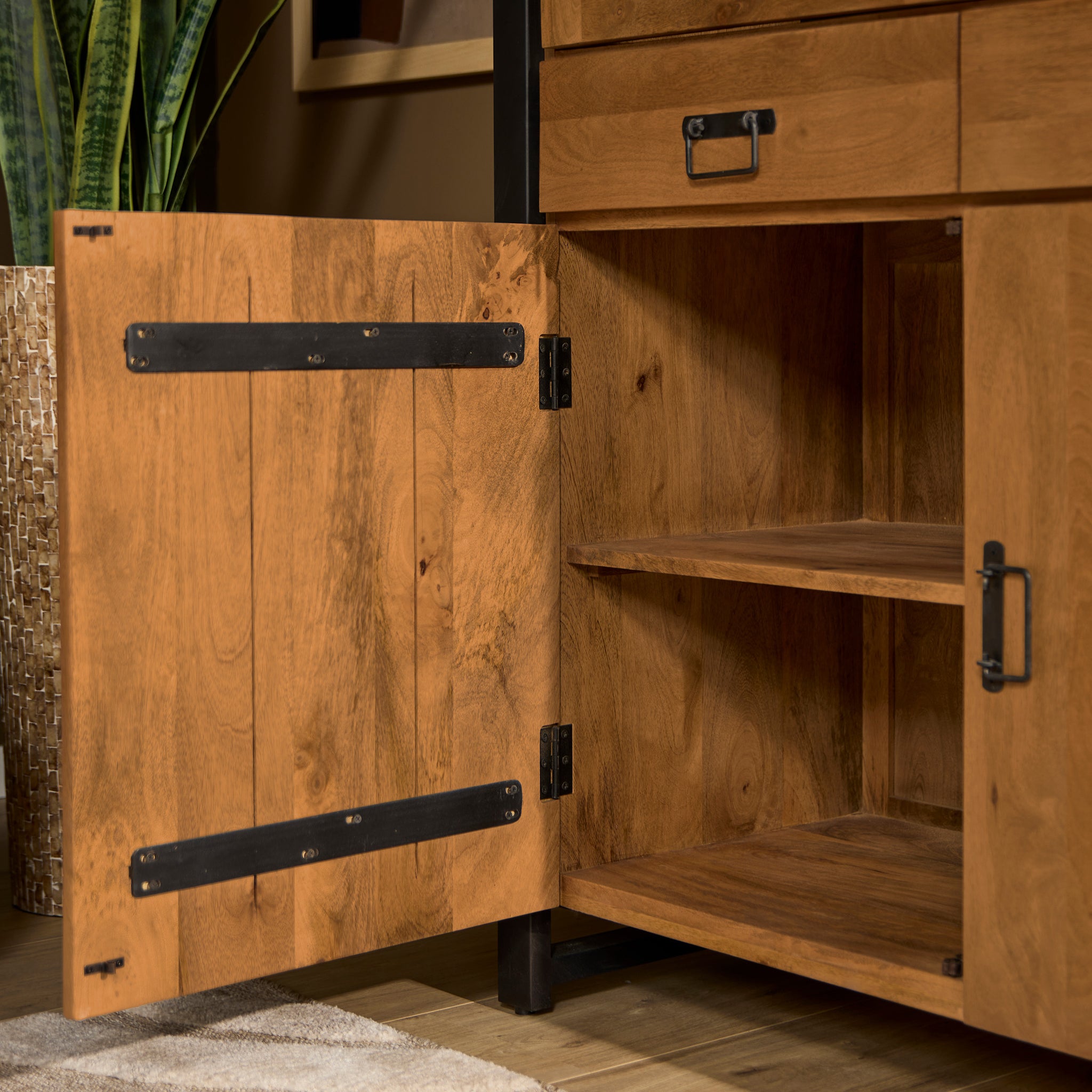 Vitrinekast Boaz 115 cm