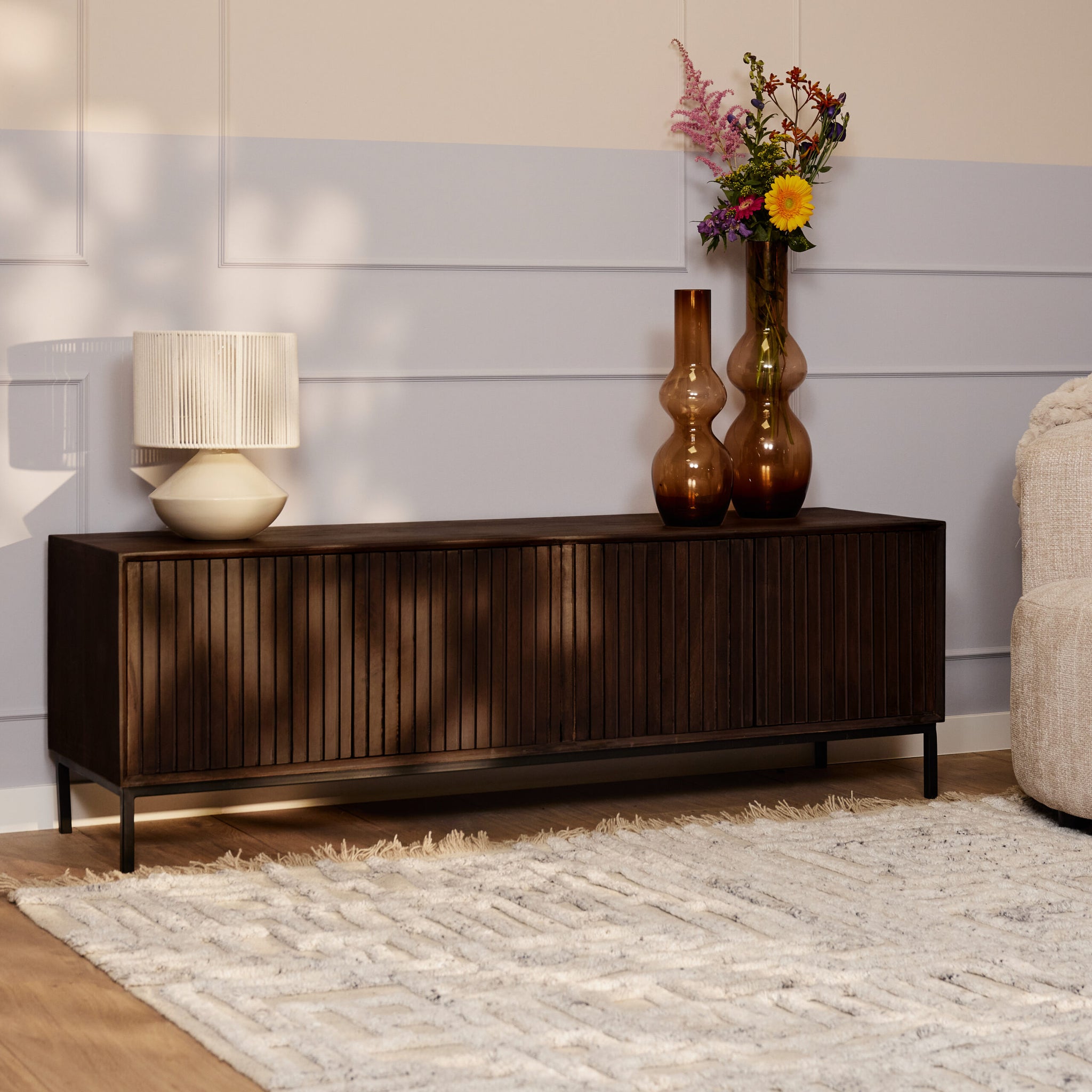 Tv-meubel Madison Bruin | 165 cm