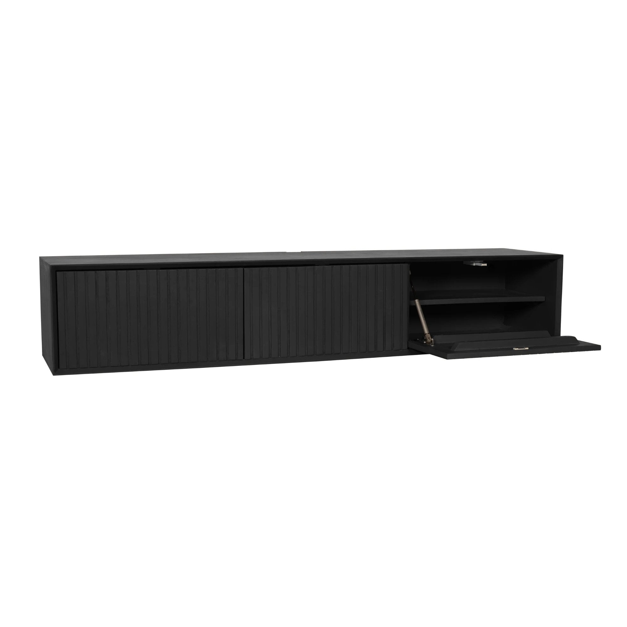 Zwevend tv-meubel Madison Zwart | 160 cm by Starfurn