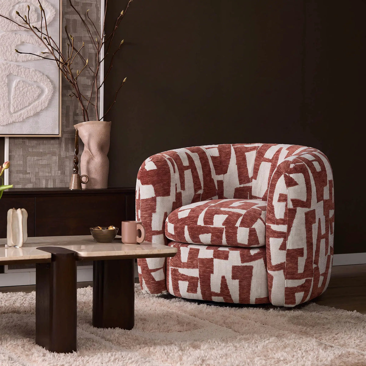 Fauteuil Rosa rood by depauwwonen