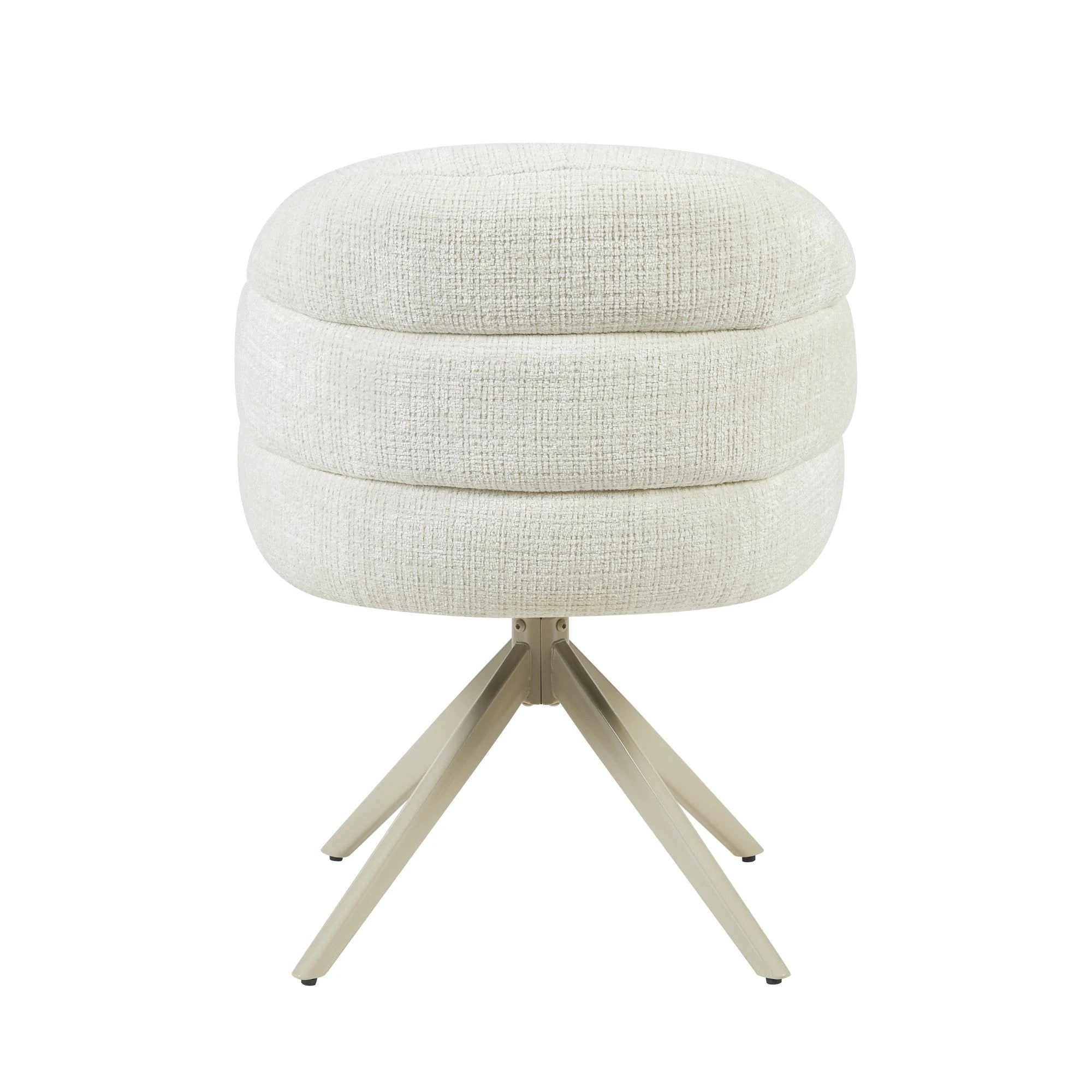 Eetkamerstoel Bella | Off White | Poot zandkleurig by Starfurn