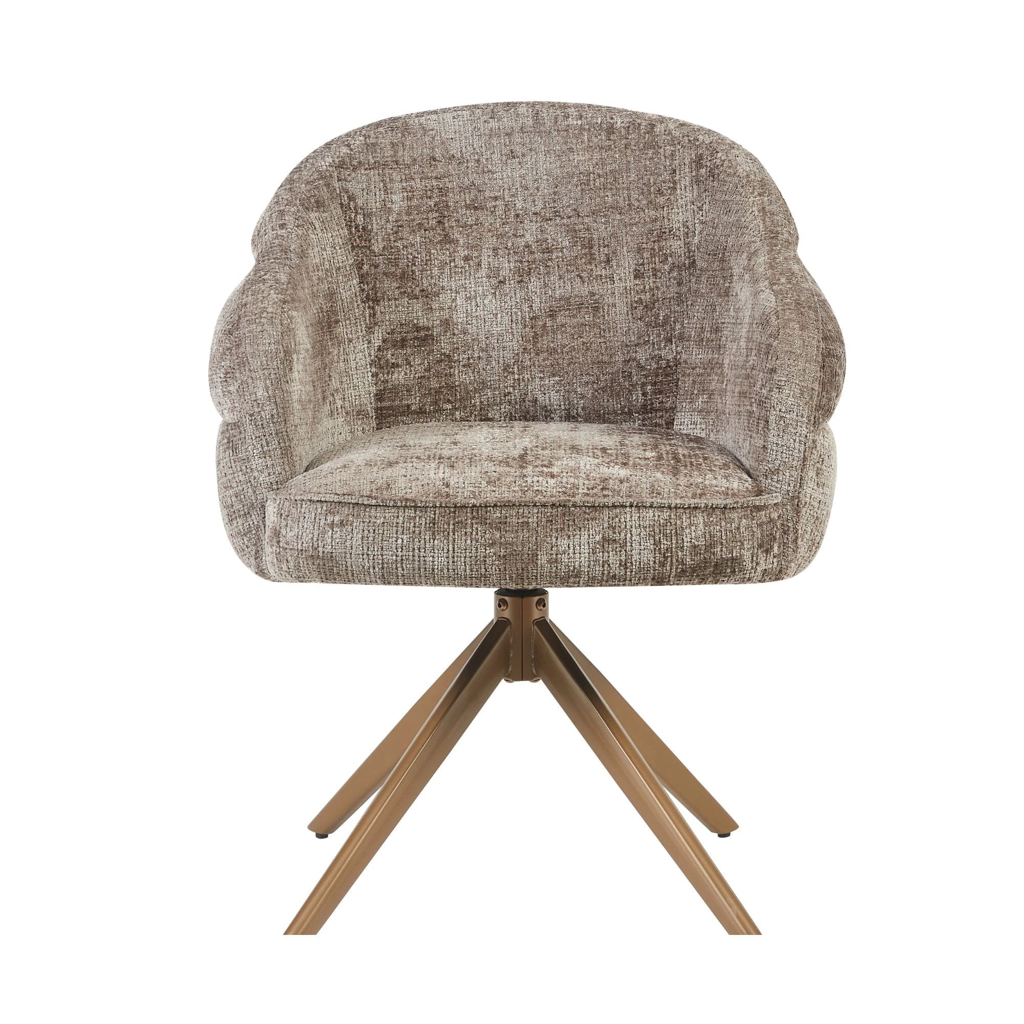 Eetkamerstoel Bella |Clay | Bronzen poot by Starfurn