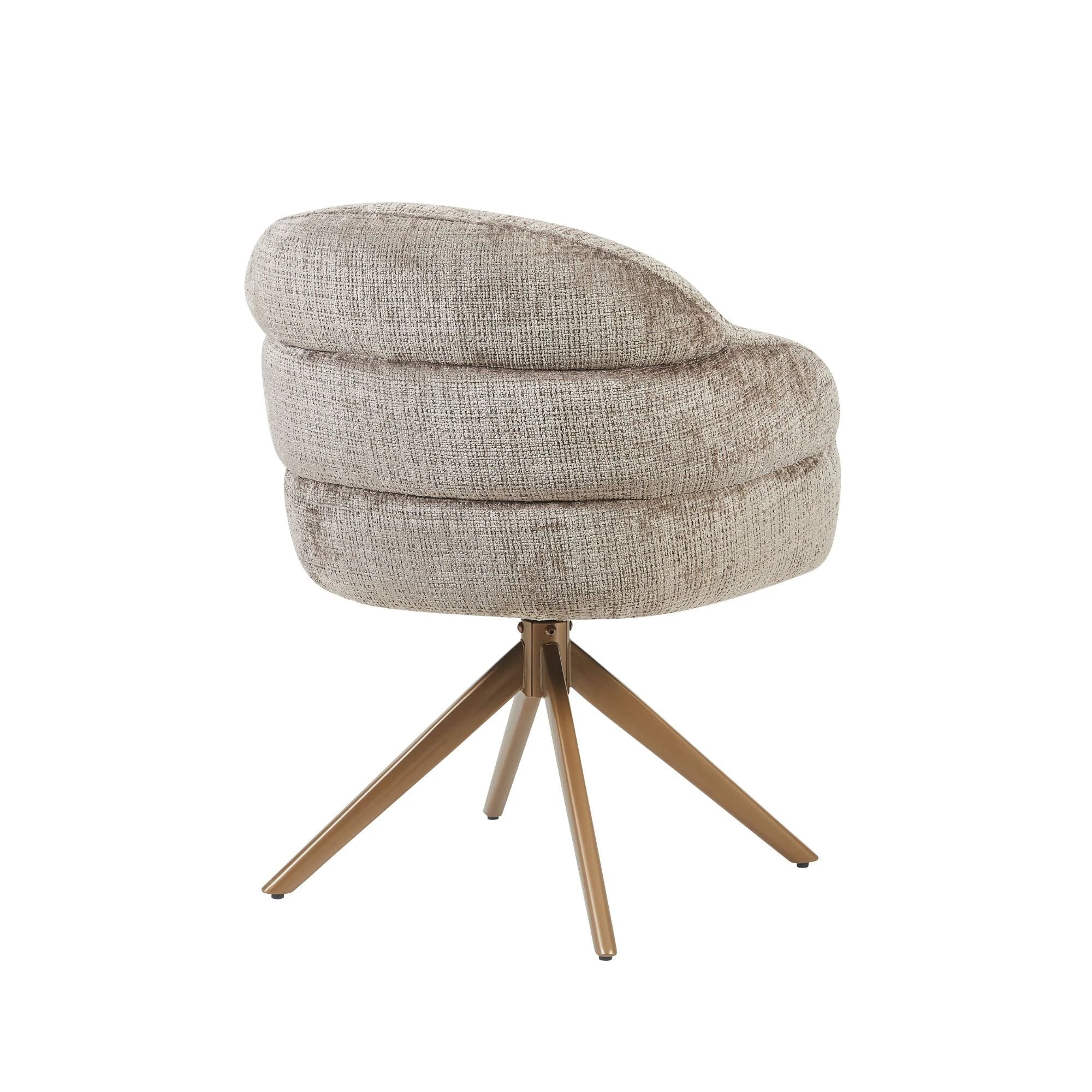 Eetkamerstoel Bella |Clay | Bronzen poot by Starfurn