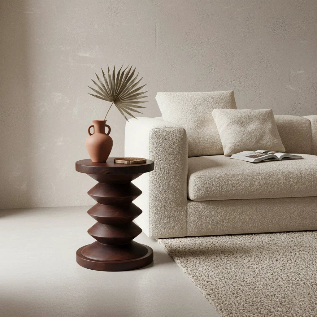 kruk/bijzettafel Pacific mangohout Kiribati by Raw Materials Amsterdam