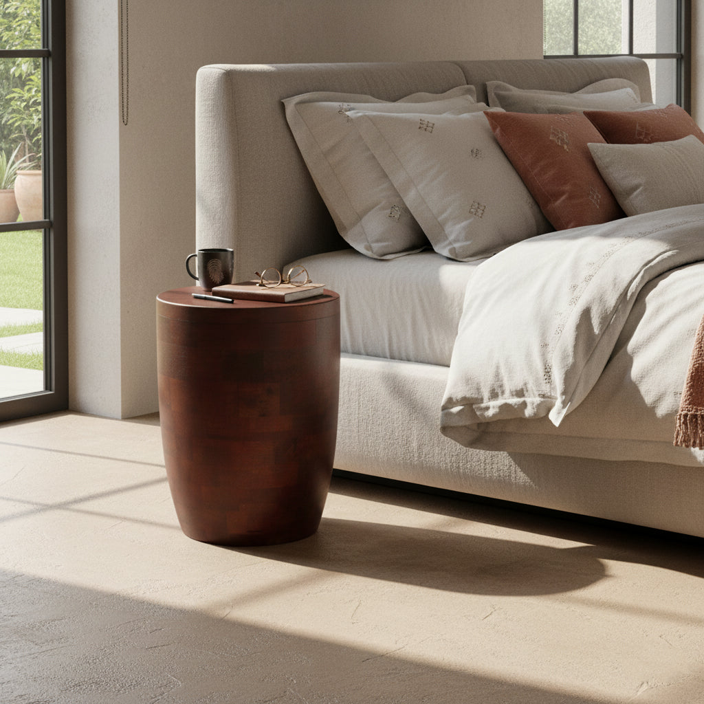 kruk/bijzettafel Pacific mangohout Tuvalu by Raw Materials Amsterdam